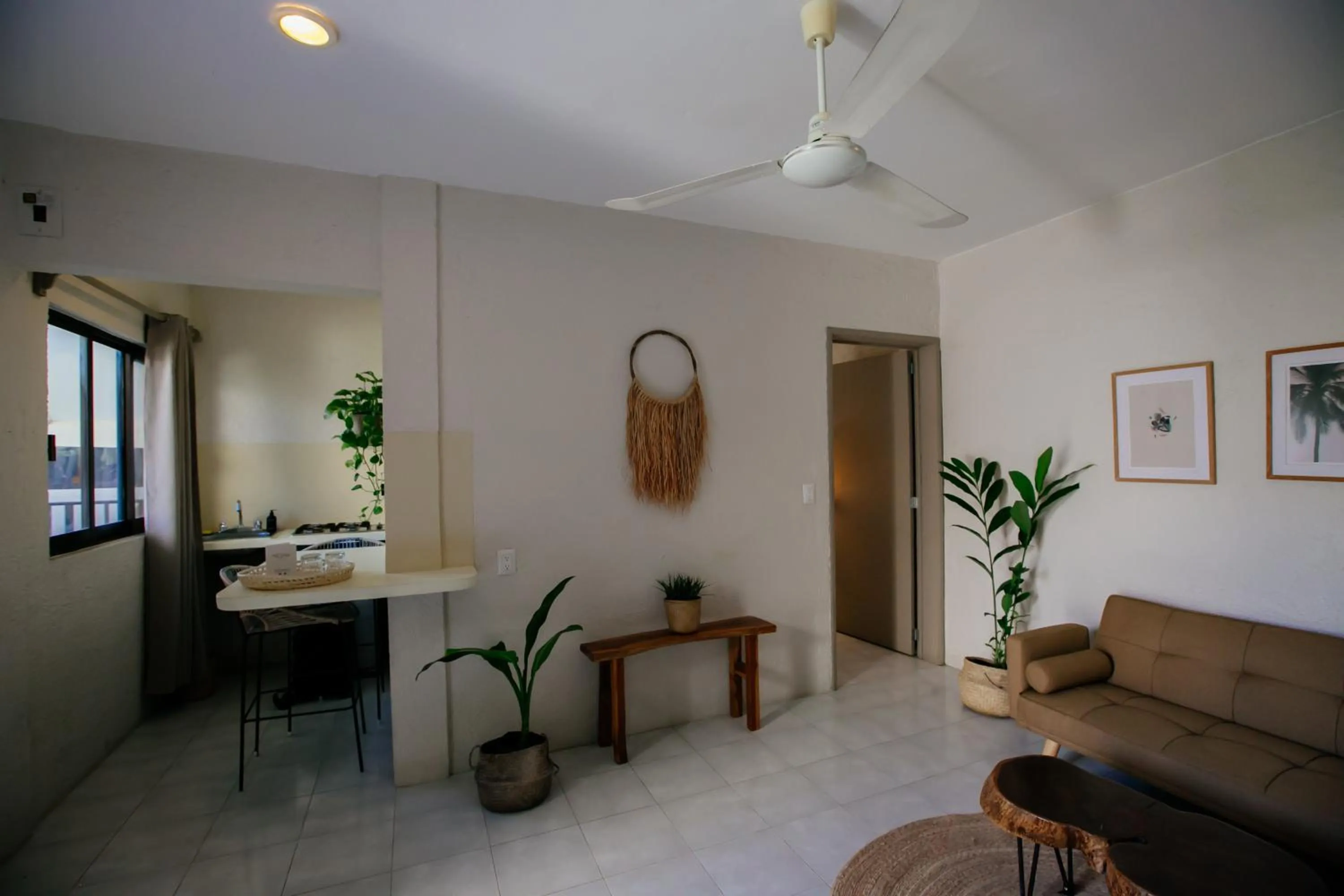 Living room in Hotel Noah Tulum