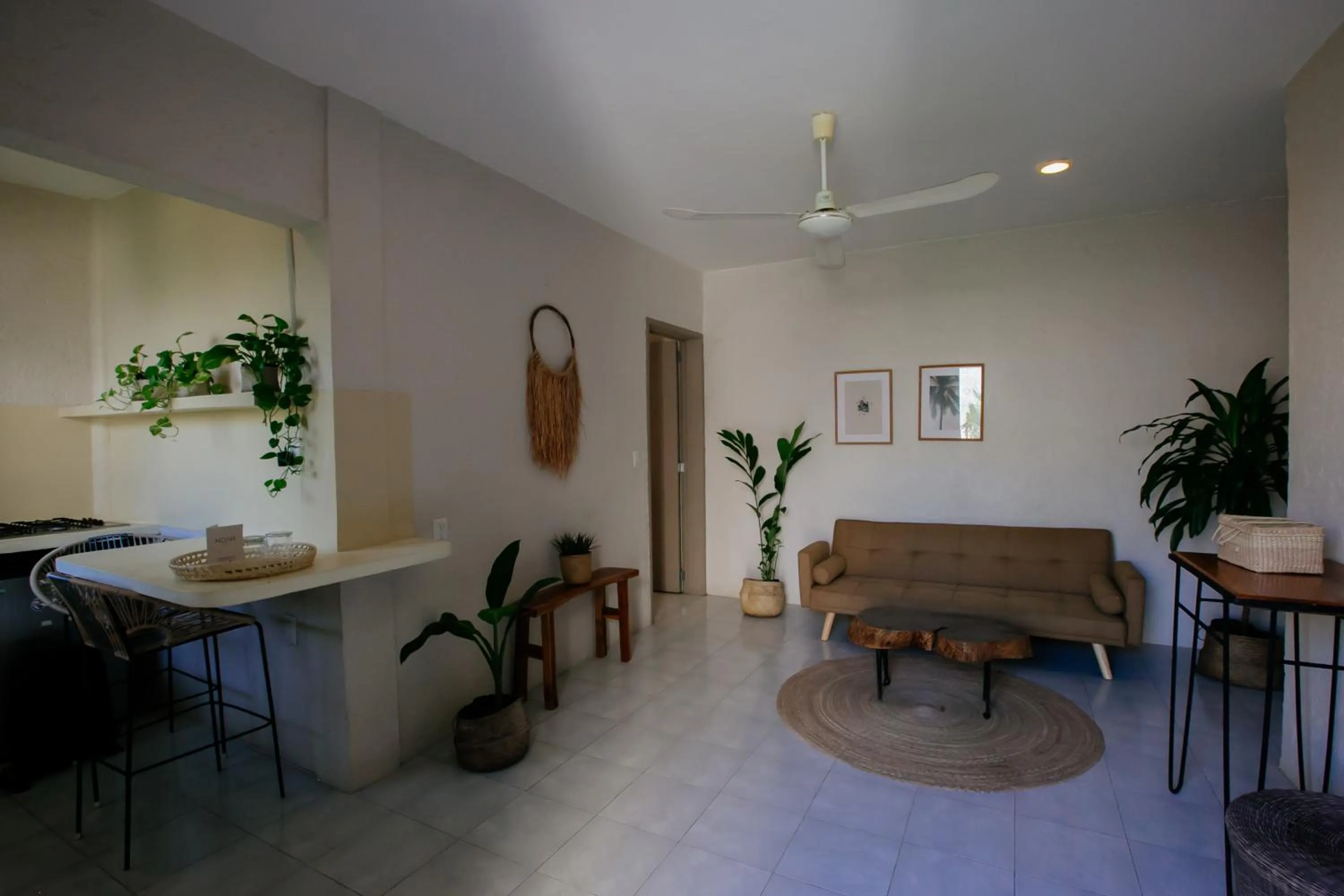 Living room in Hotel Noah Tulum