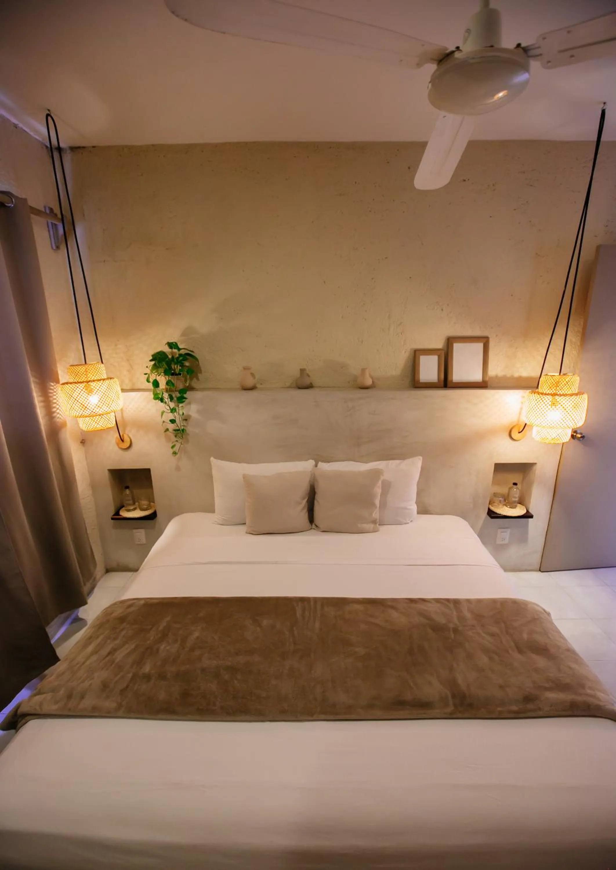 Bedroom, Bed in Hotel Noah Tulum