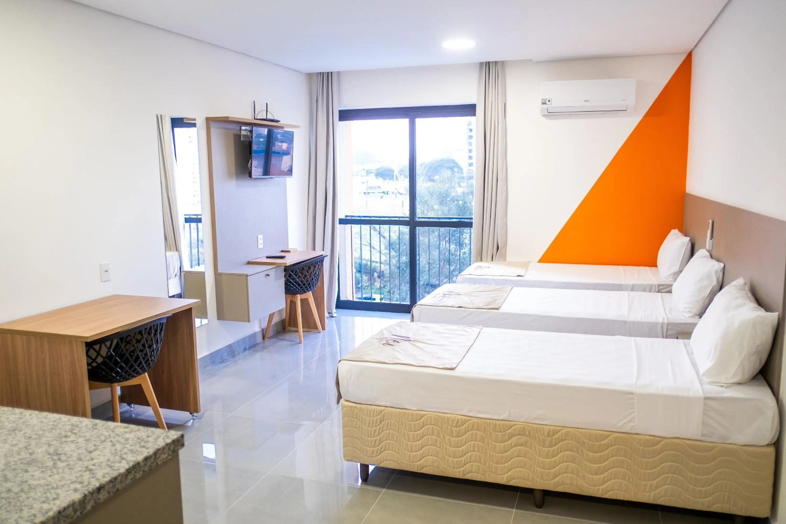 Triple Room - single occupancy in Slim Hotel Neo São Bernardo do Campo