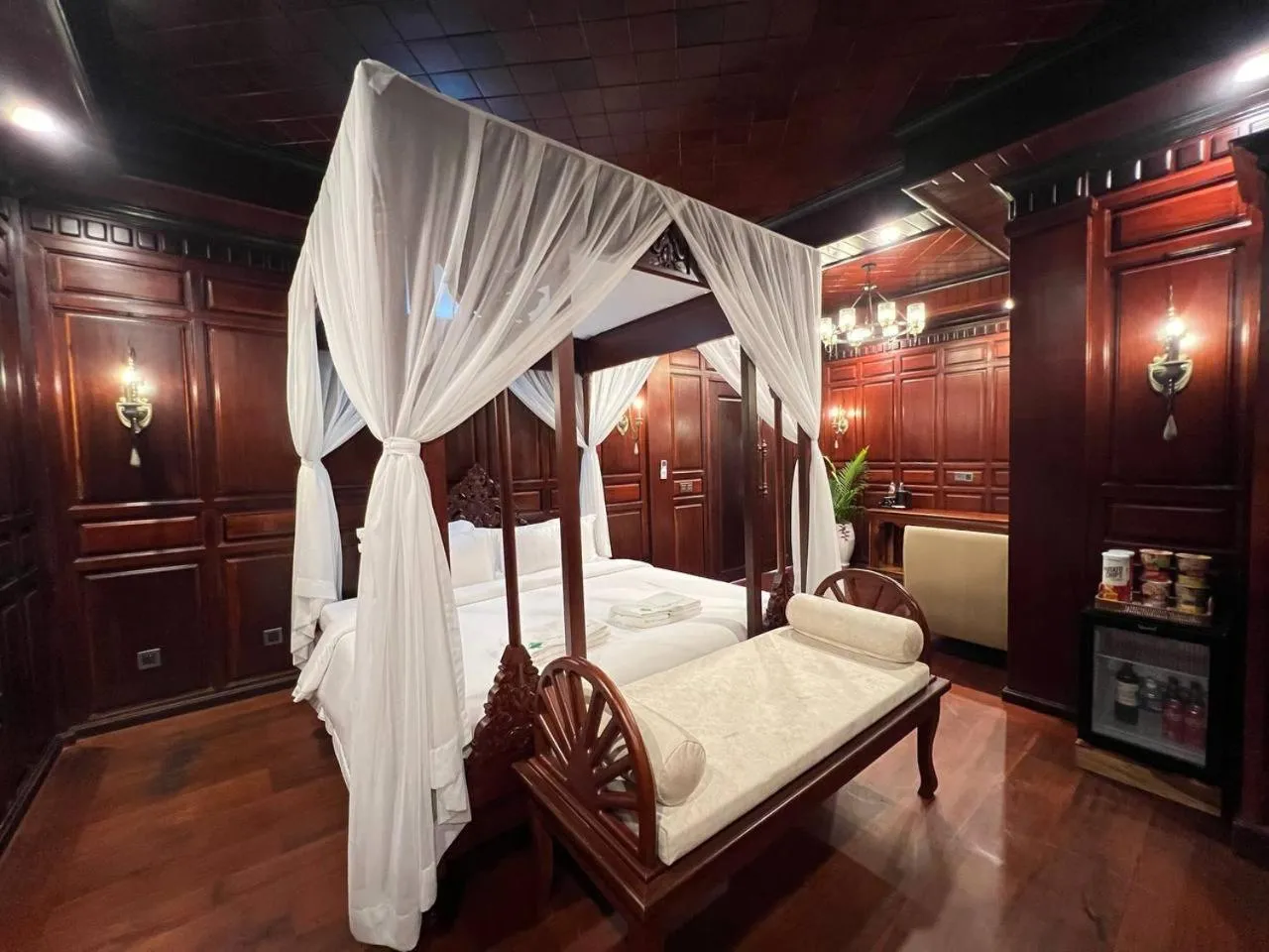 Bed in Phum Domnak Domrey Resort