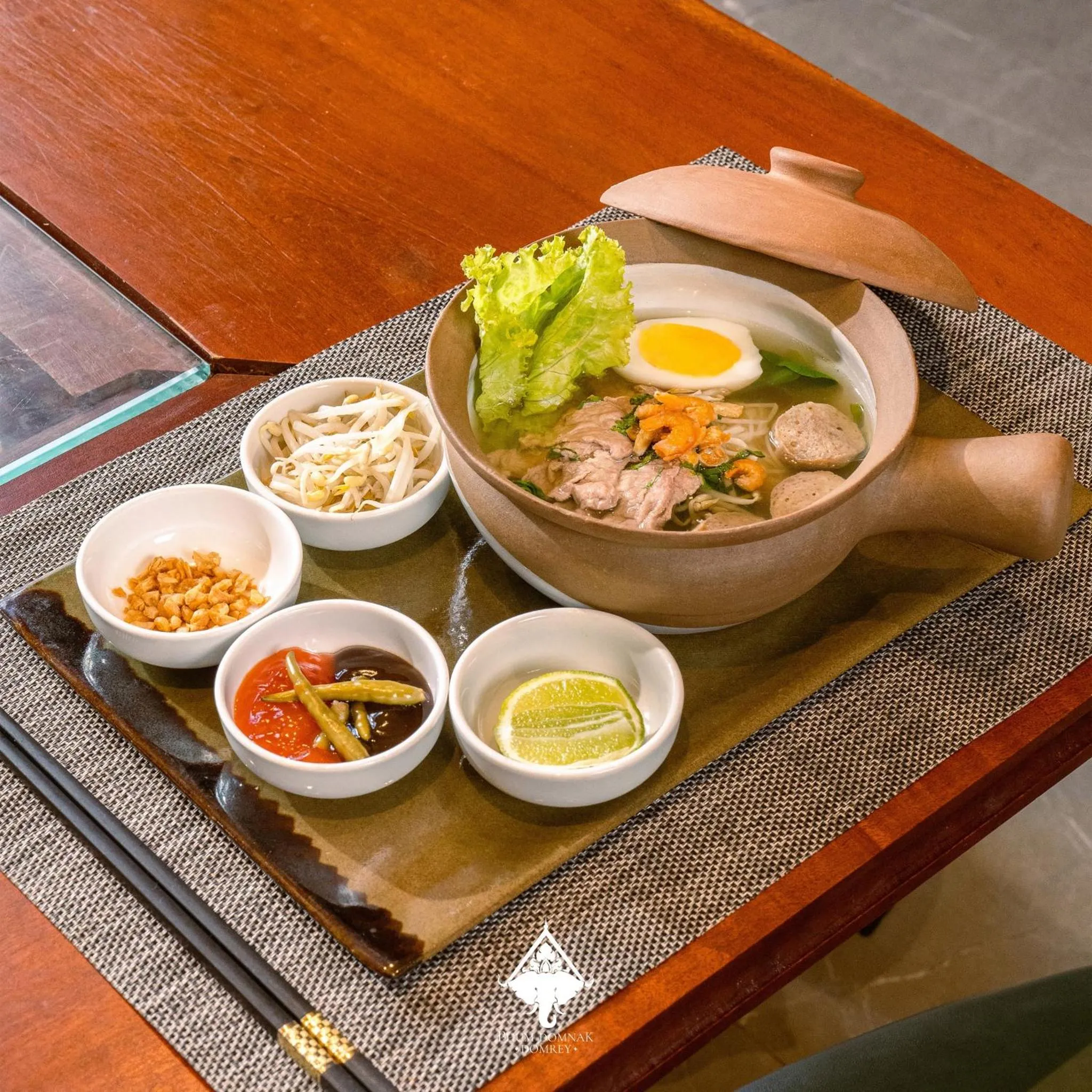 Breakfast in Phum Domnak Domrey Resort