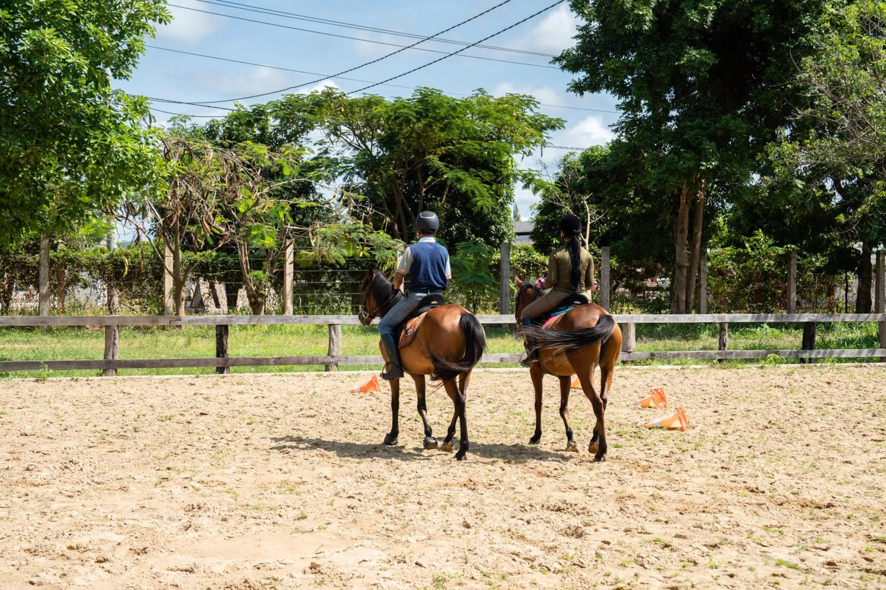 Horse-riding in Phum Domnak Domrey Resort