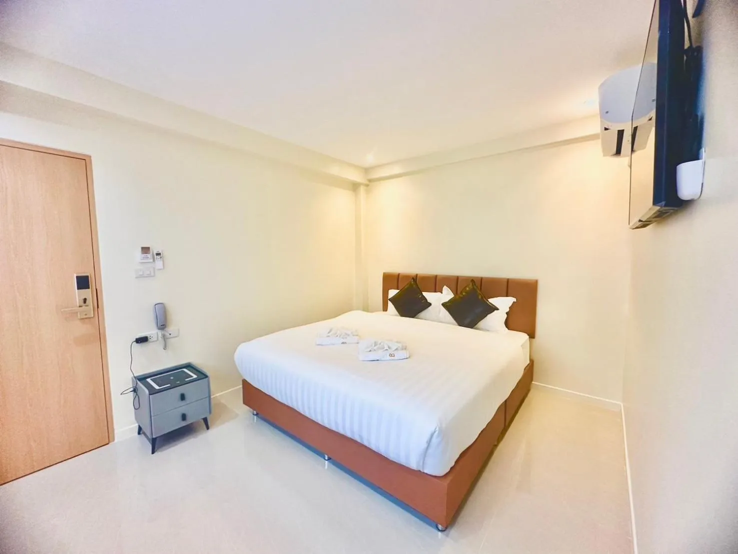 Bed in ABC HA Hotel Bangkok