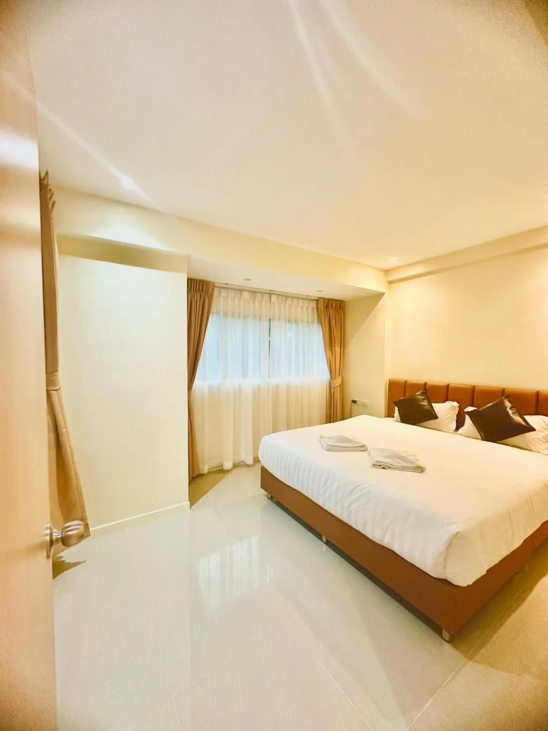 Bed in ABC HA Hotel Bangkok