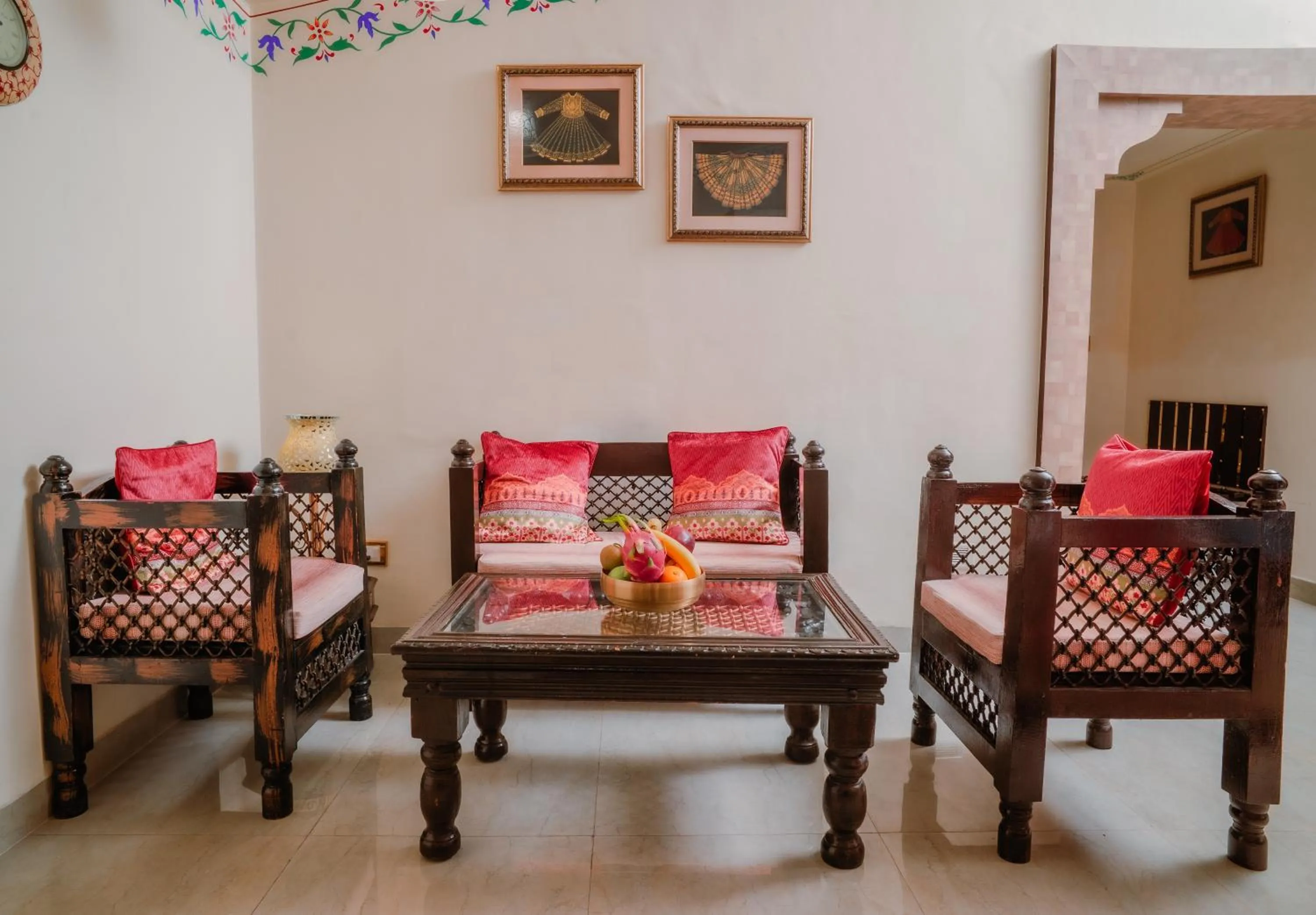 Seating area in Chokhi Dhani The Ethnic 5-Star Deluxe Resort