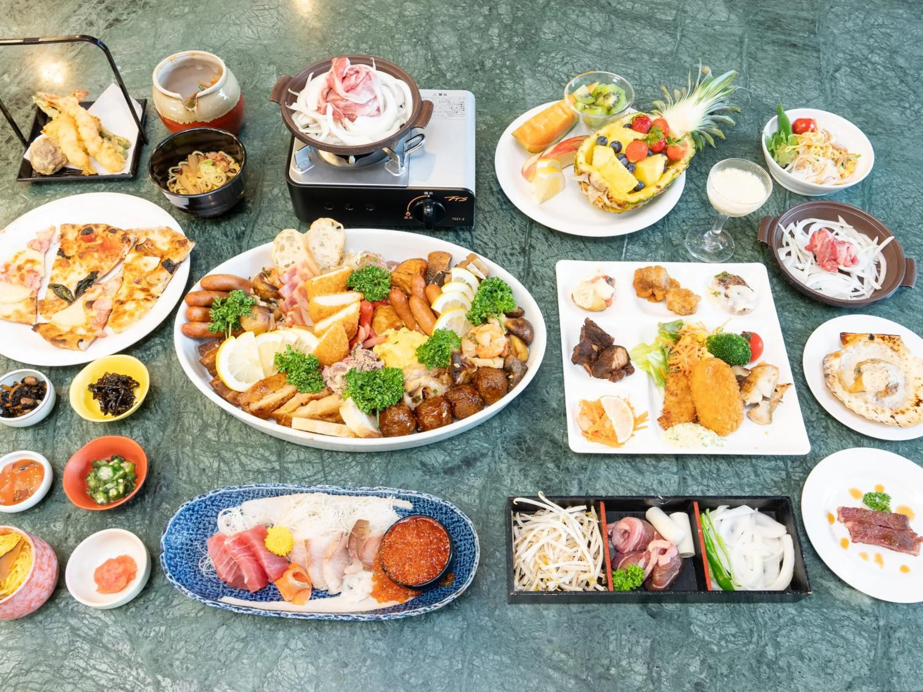 Food in LiVEMAX Resort Upopoi Shiraoi Onsen