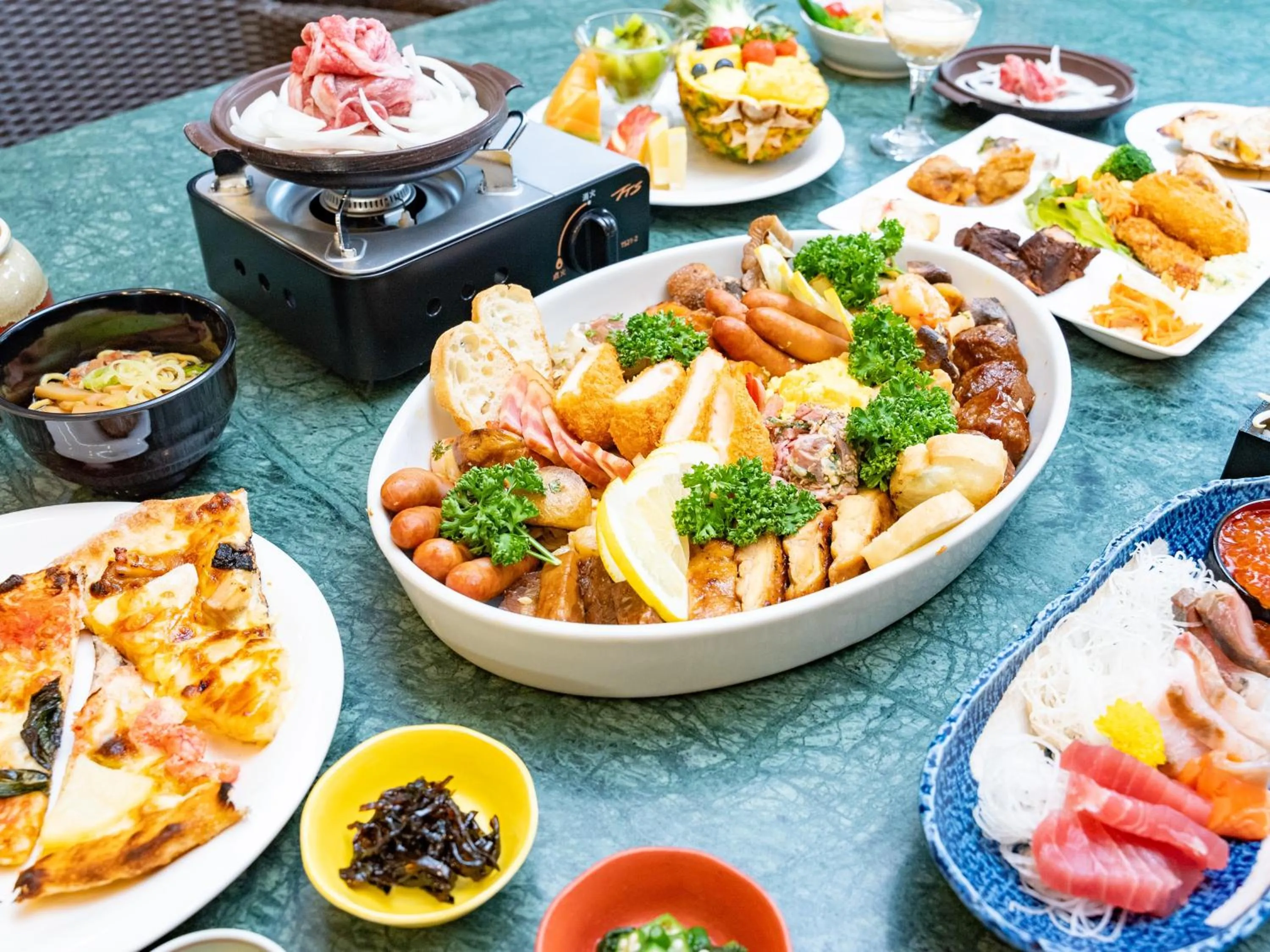 Dinner in LiVEMAX Resort Upopoi Shiraoi Onsen