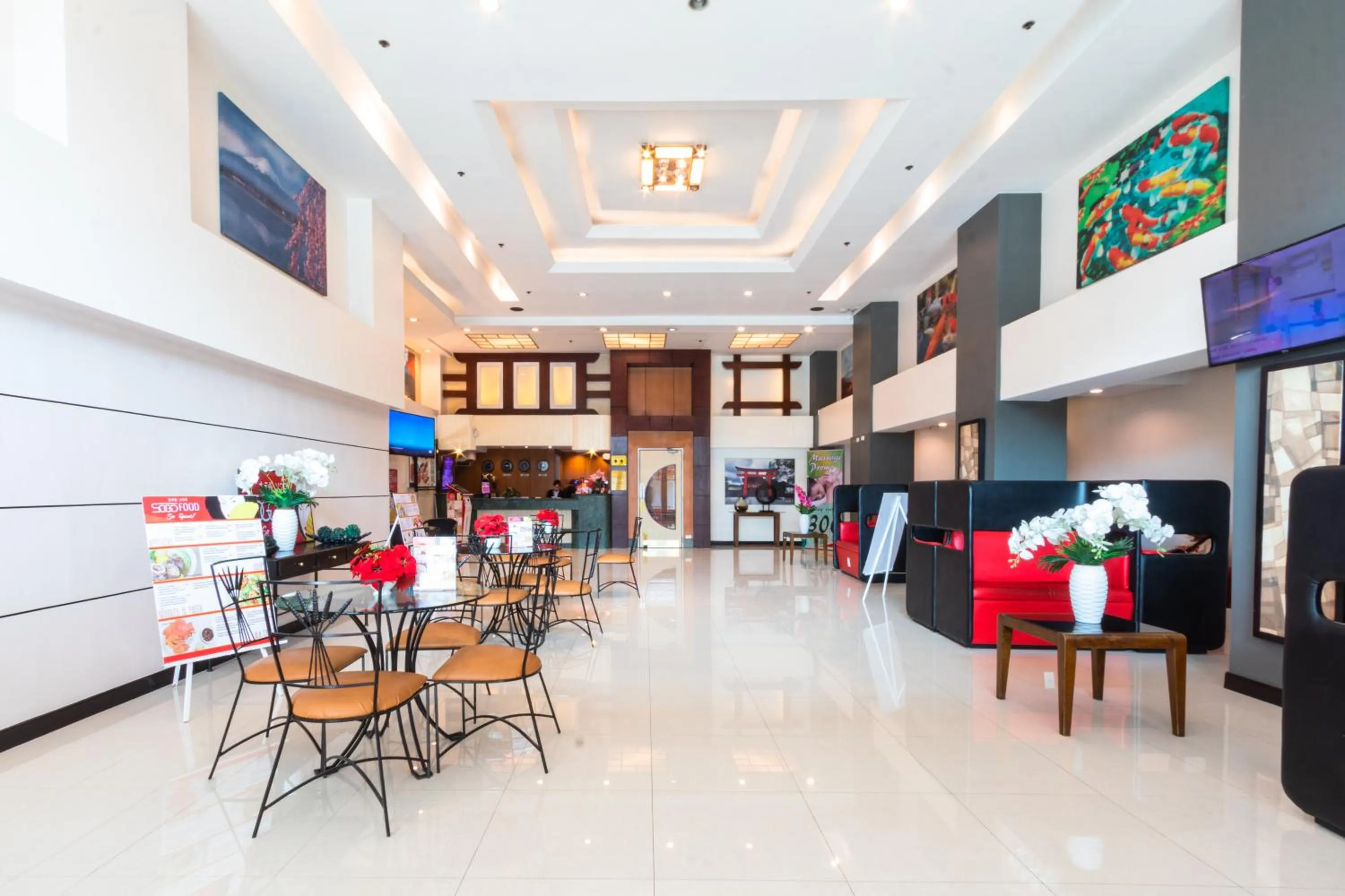 Lobby or reception in Hotel Sogo Santolan