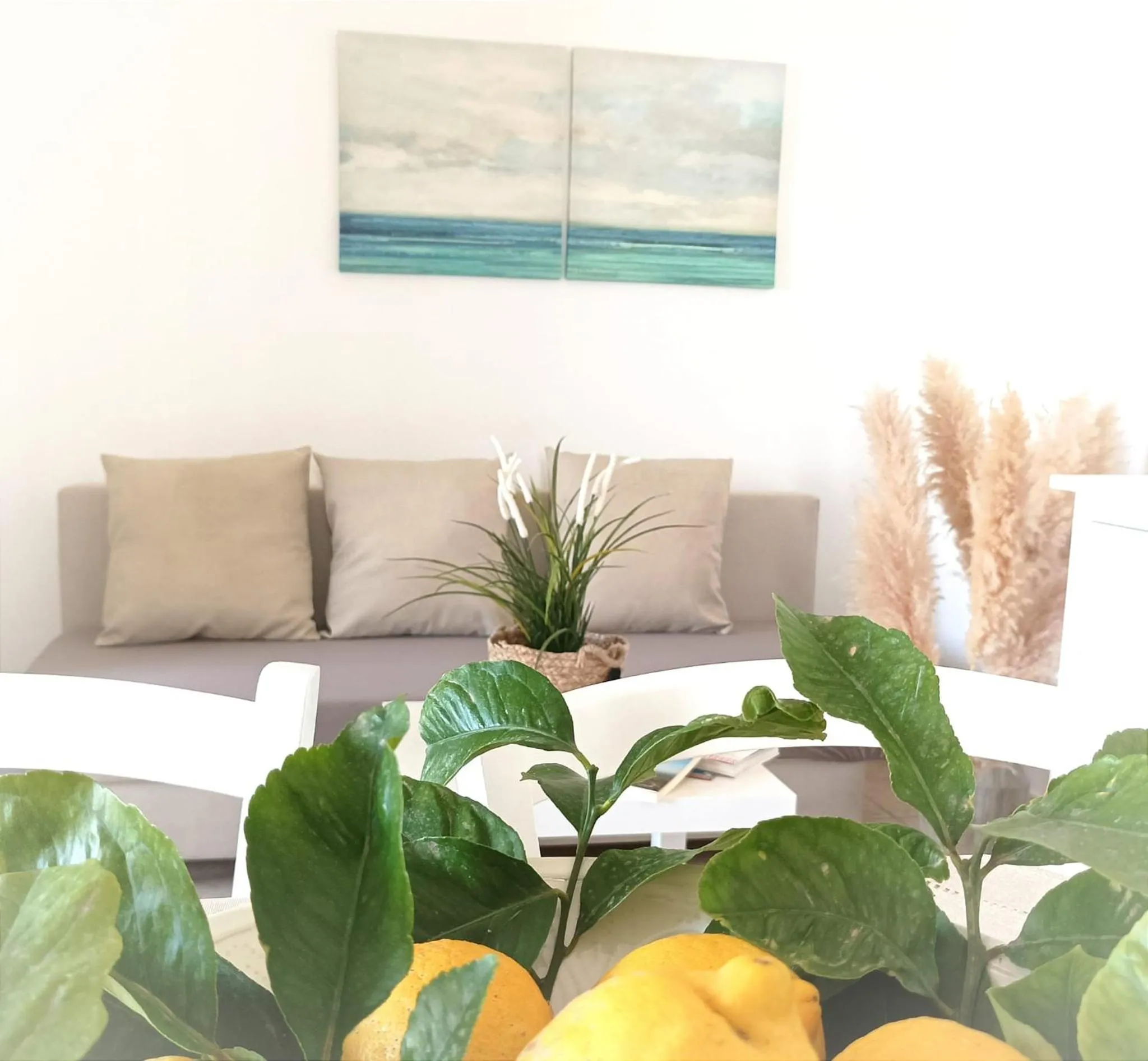 Living room in IL MELOGRANO RESIDENCE MARZAMEMI