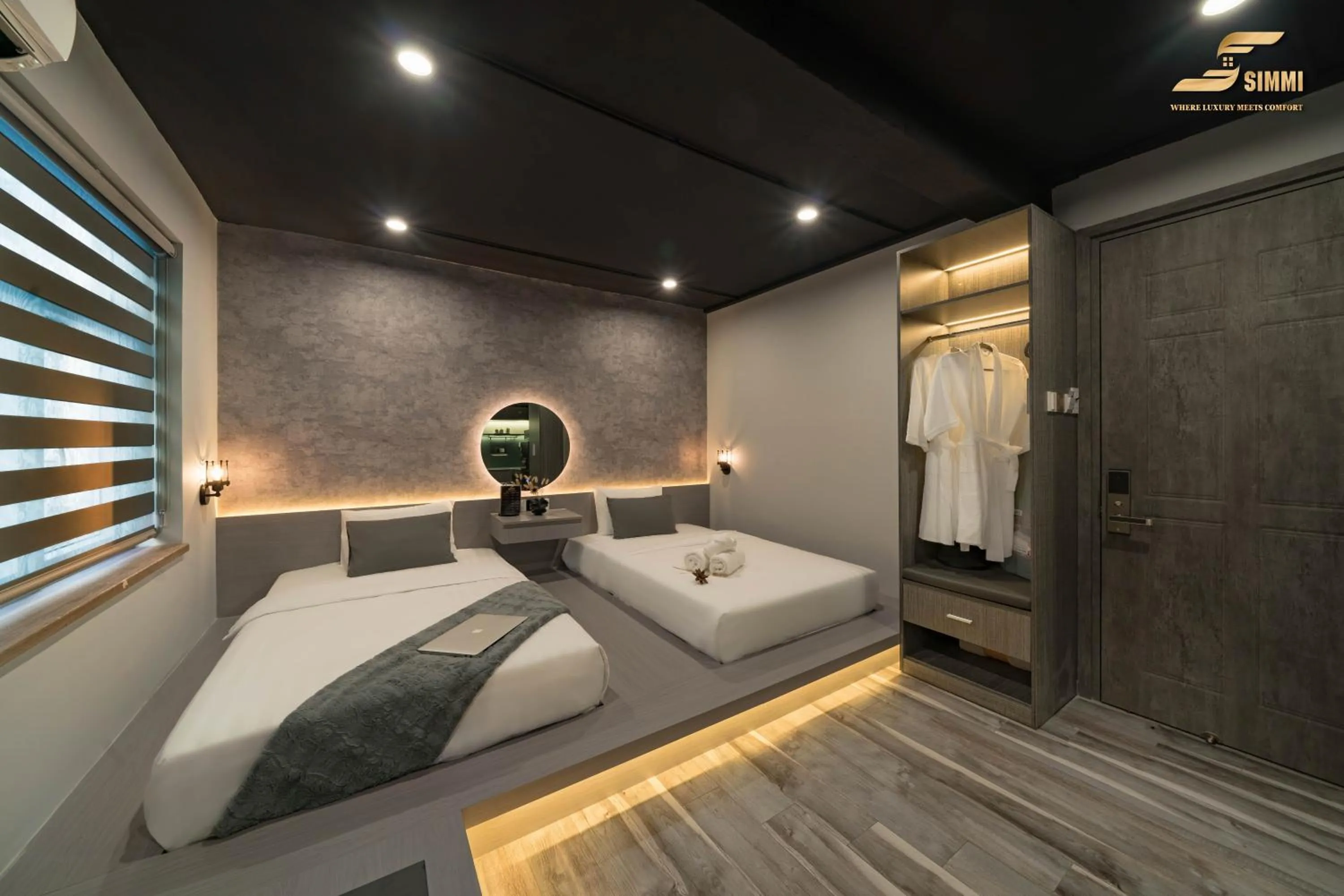 Bed in Simmi Signature Hotel & Apartment