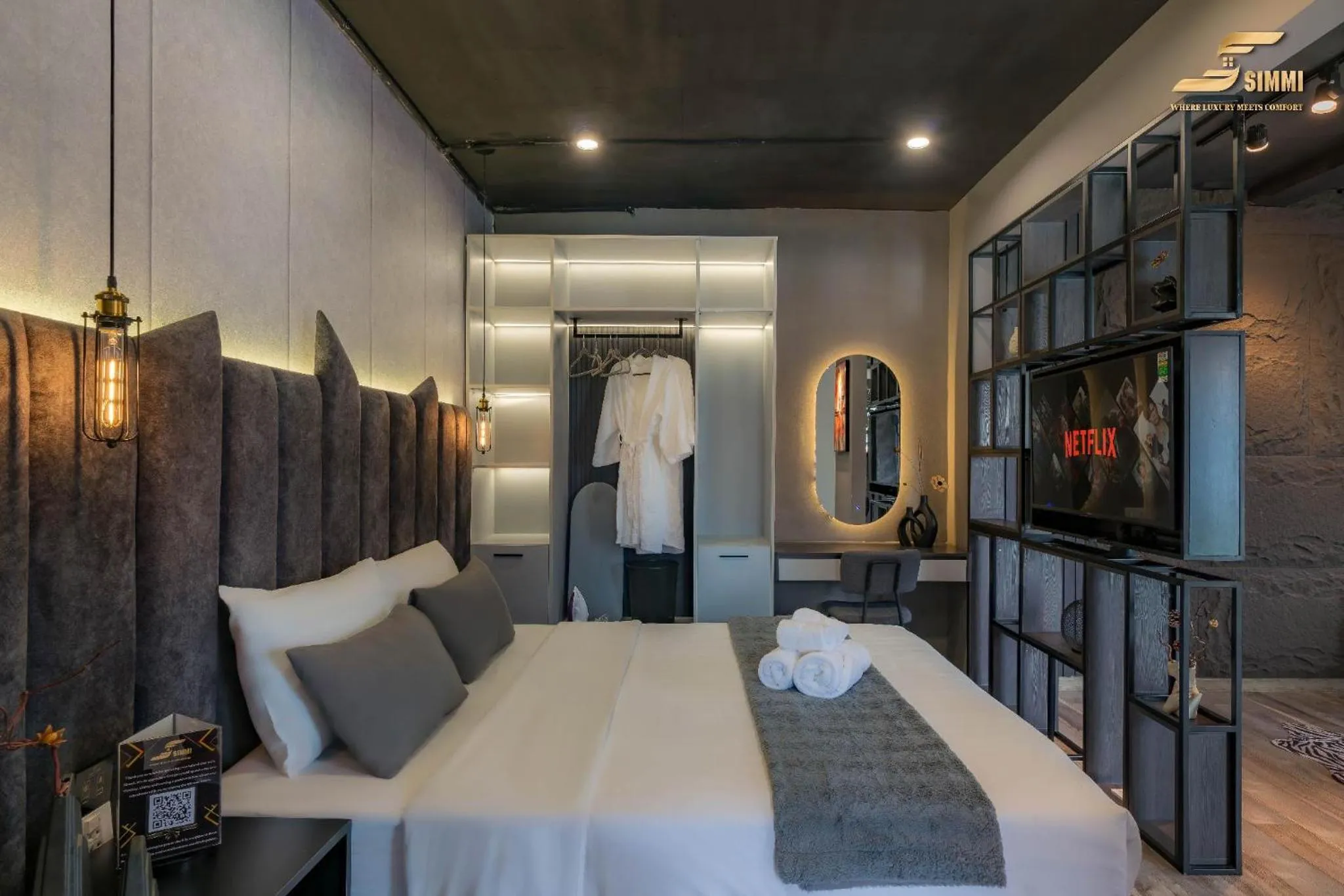 Bed in Simmi Signature Hotel & Apartment