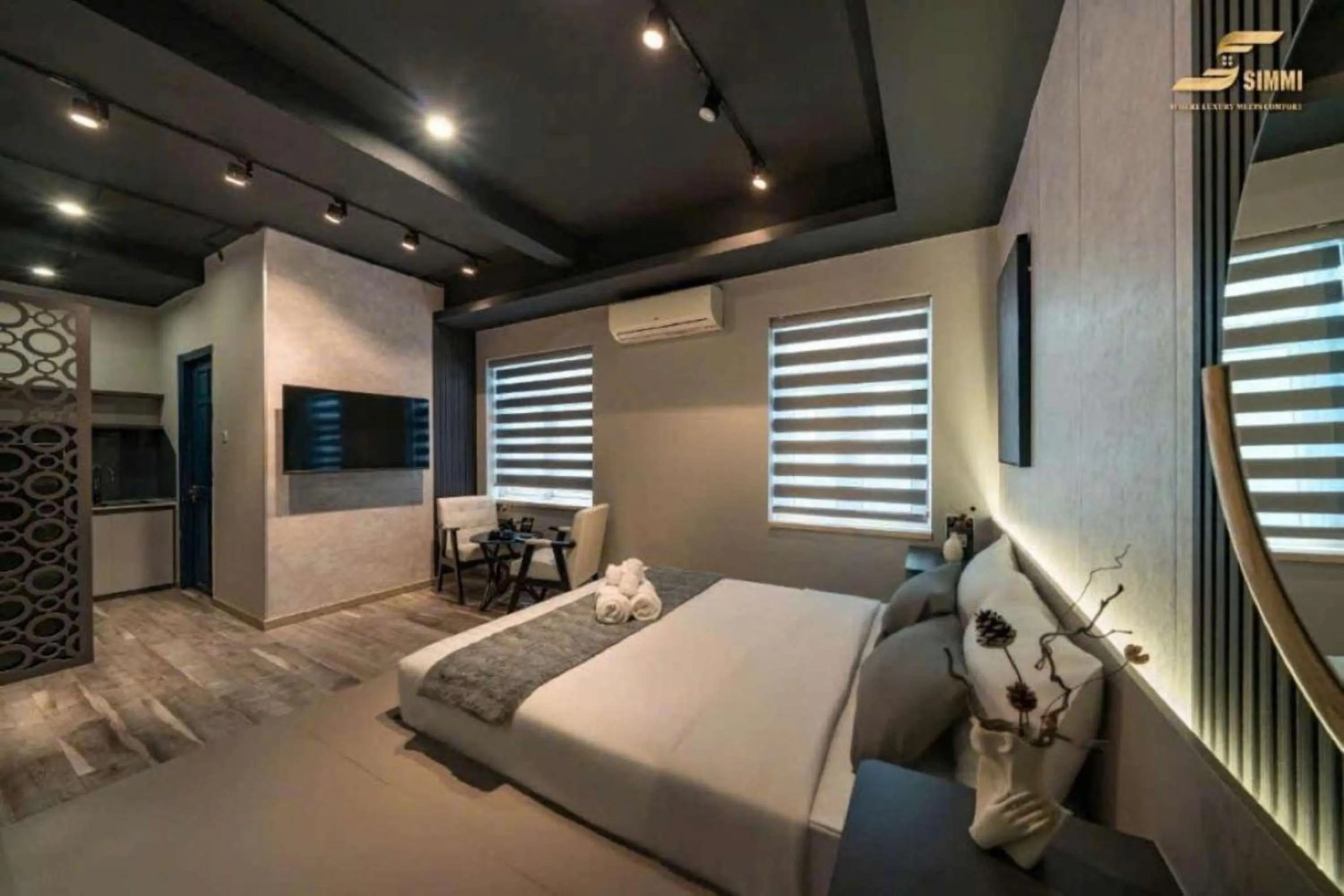 Bed in Simmi Signature Hotel & Apartment