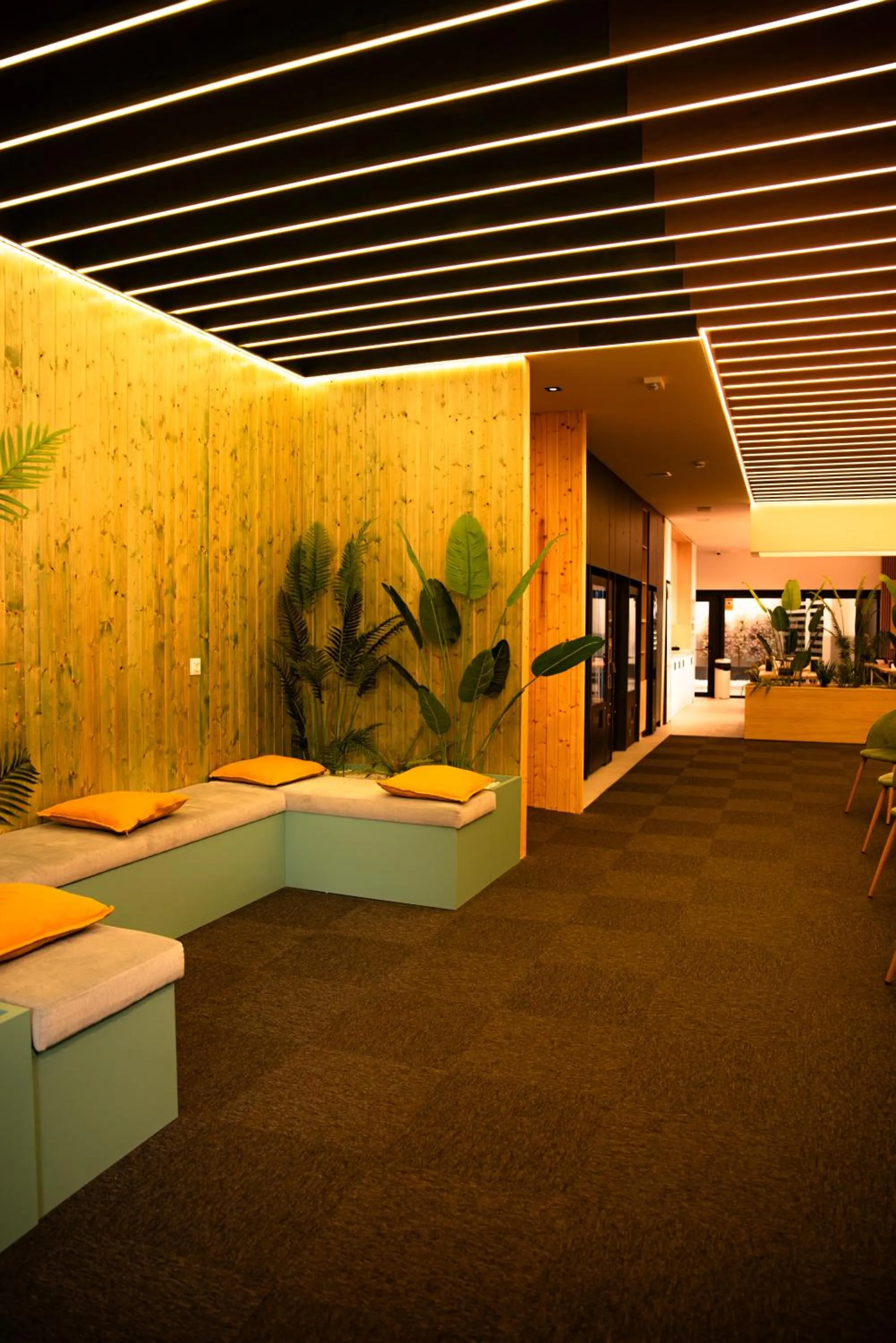 Lobby or reception in Futurotel Sevilla