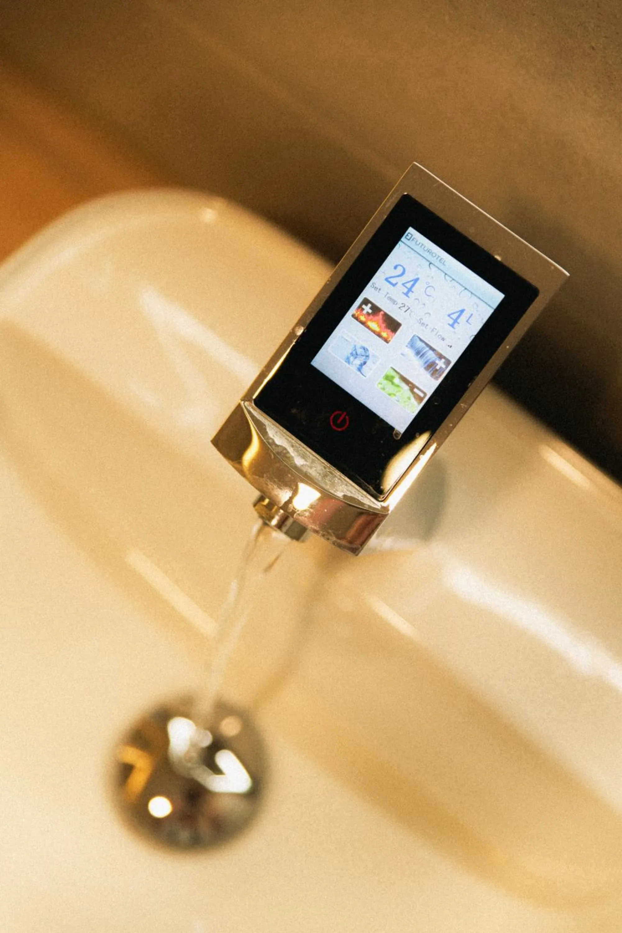 Bathroom in Futurotel Sevilla