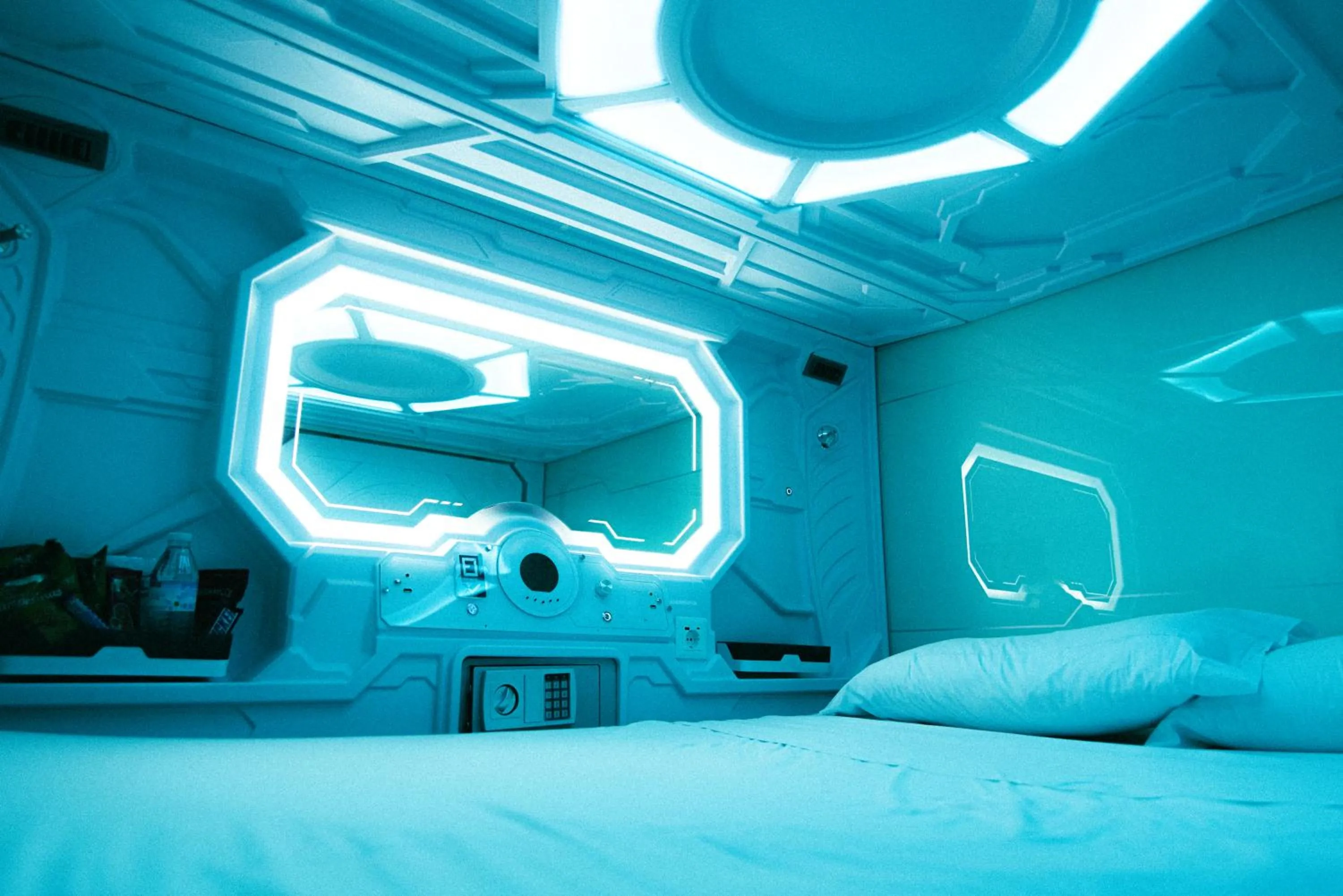 Bed in Futurotel Sevilla