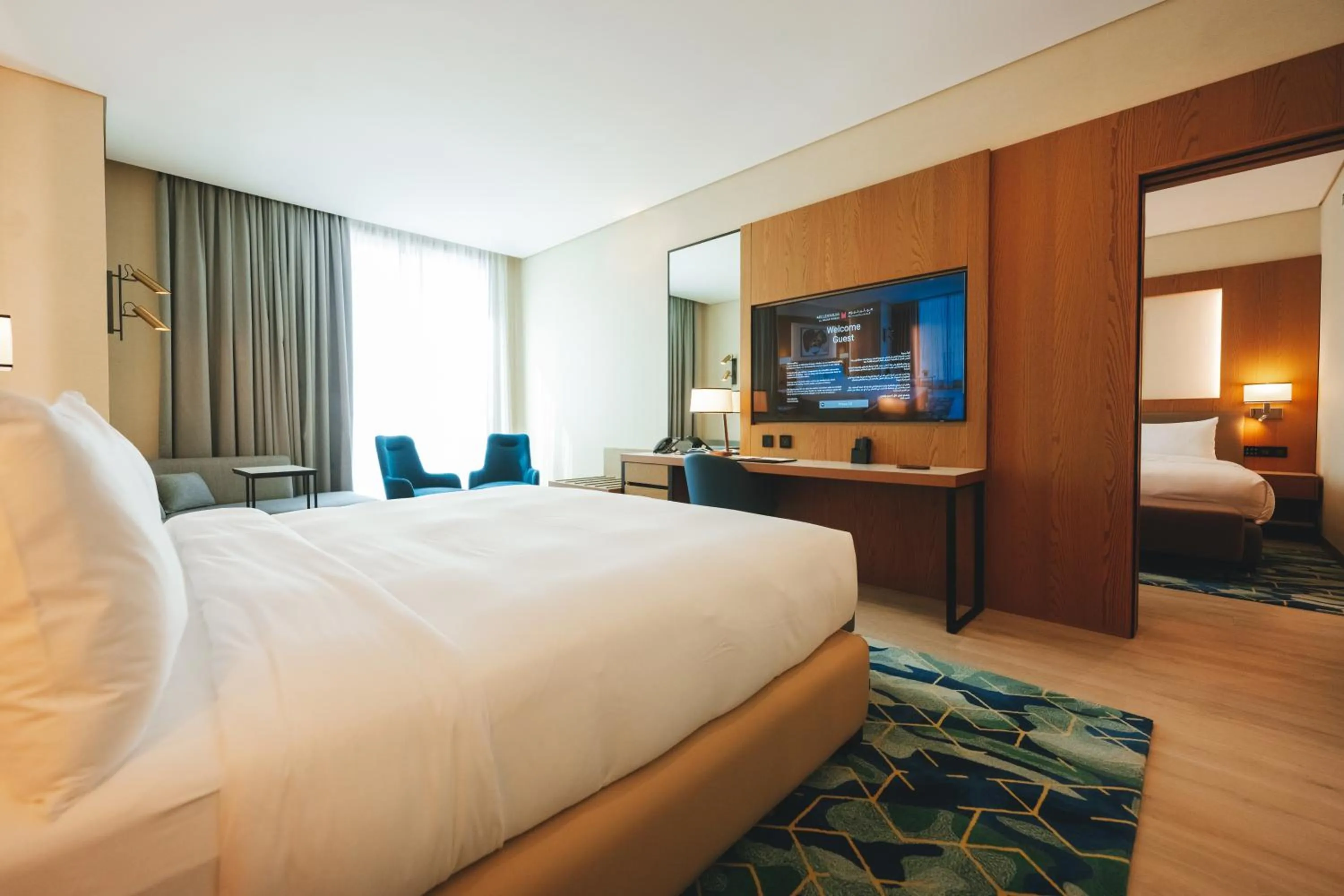 Bedroom, Bed in Millennium Al Masar