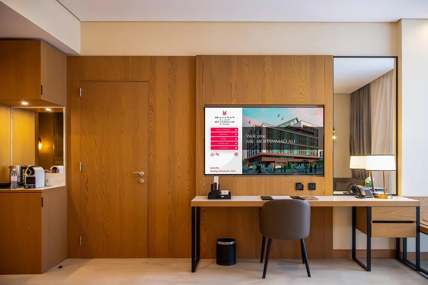 TV and multimedia in Millennium Al Masar