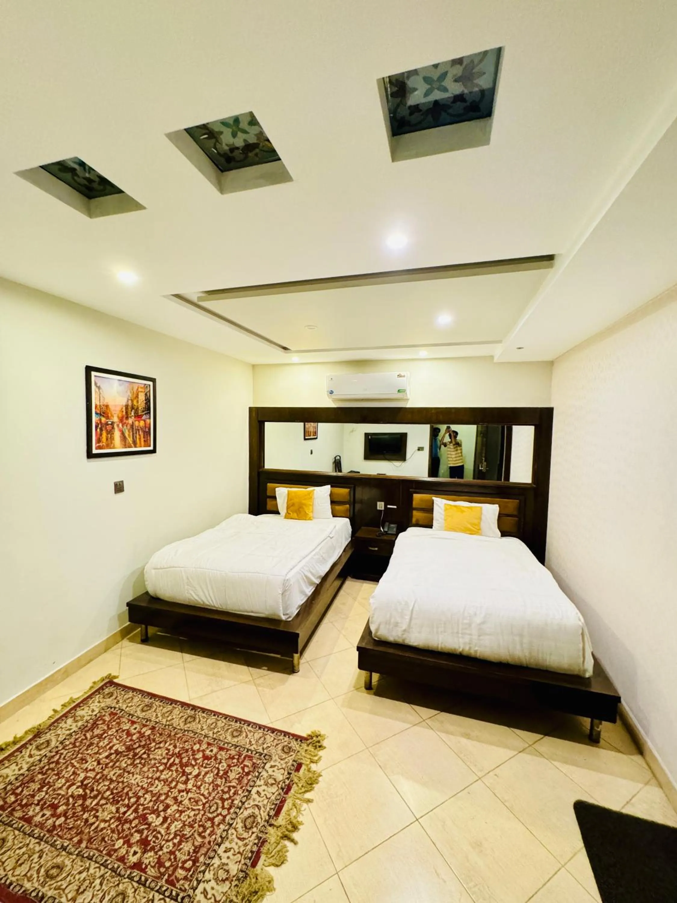 Bed in Bling International Hotel Multan