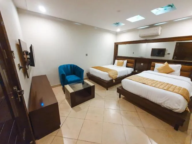 Bed in Bling International Hotel Multan