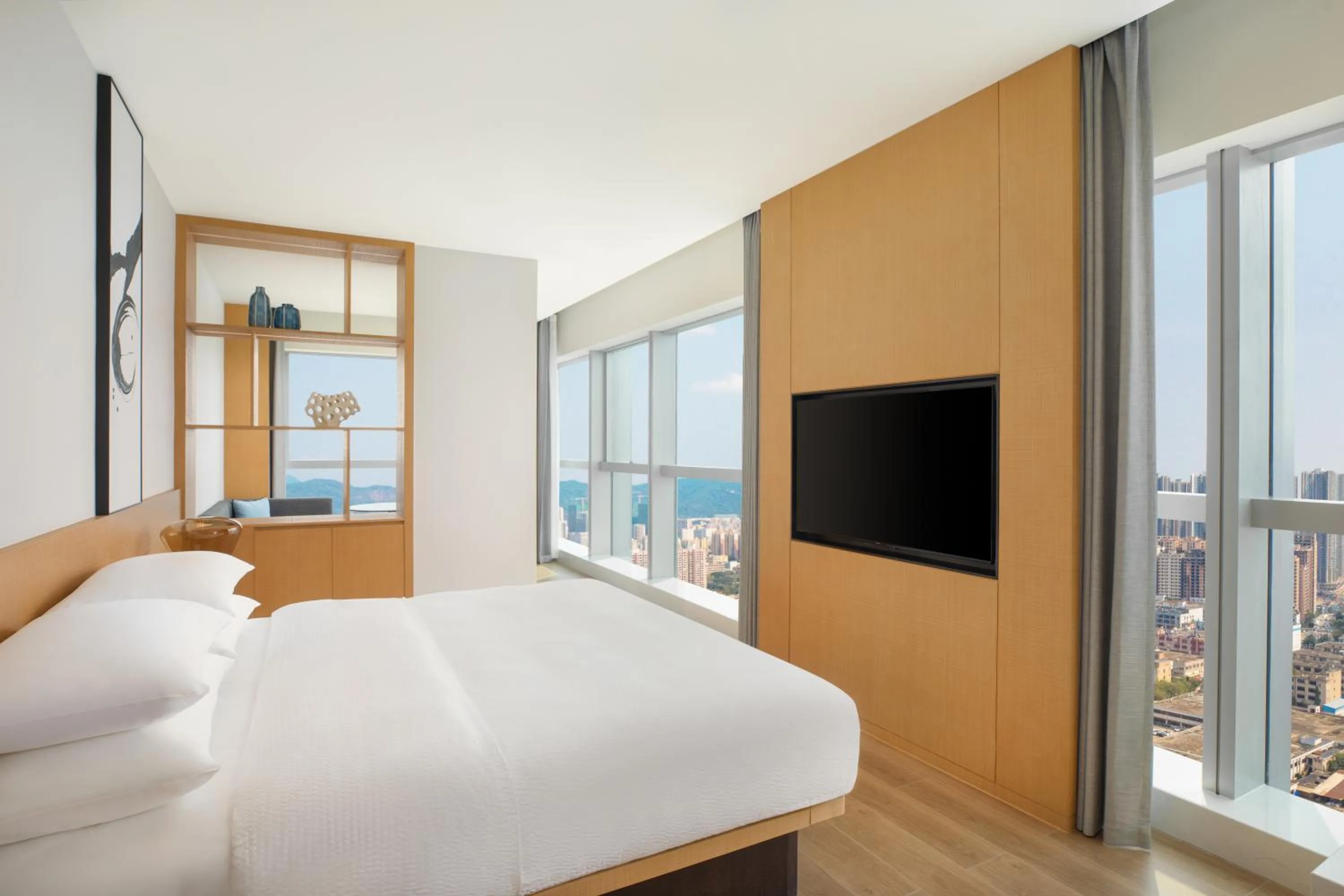 On site, Bed in Fairfield by Marriott Shenzhen Bao'an