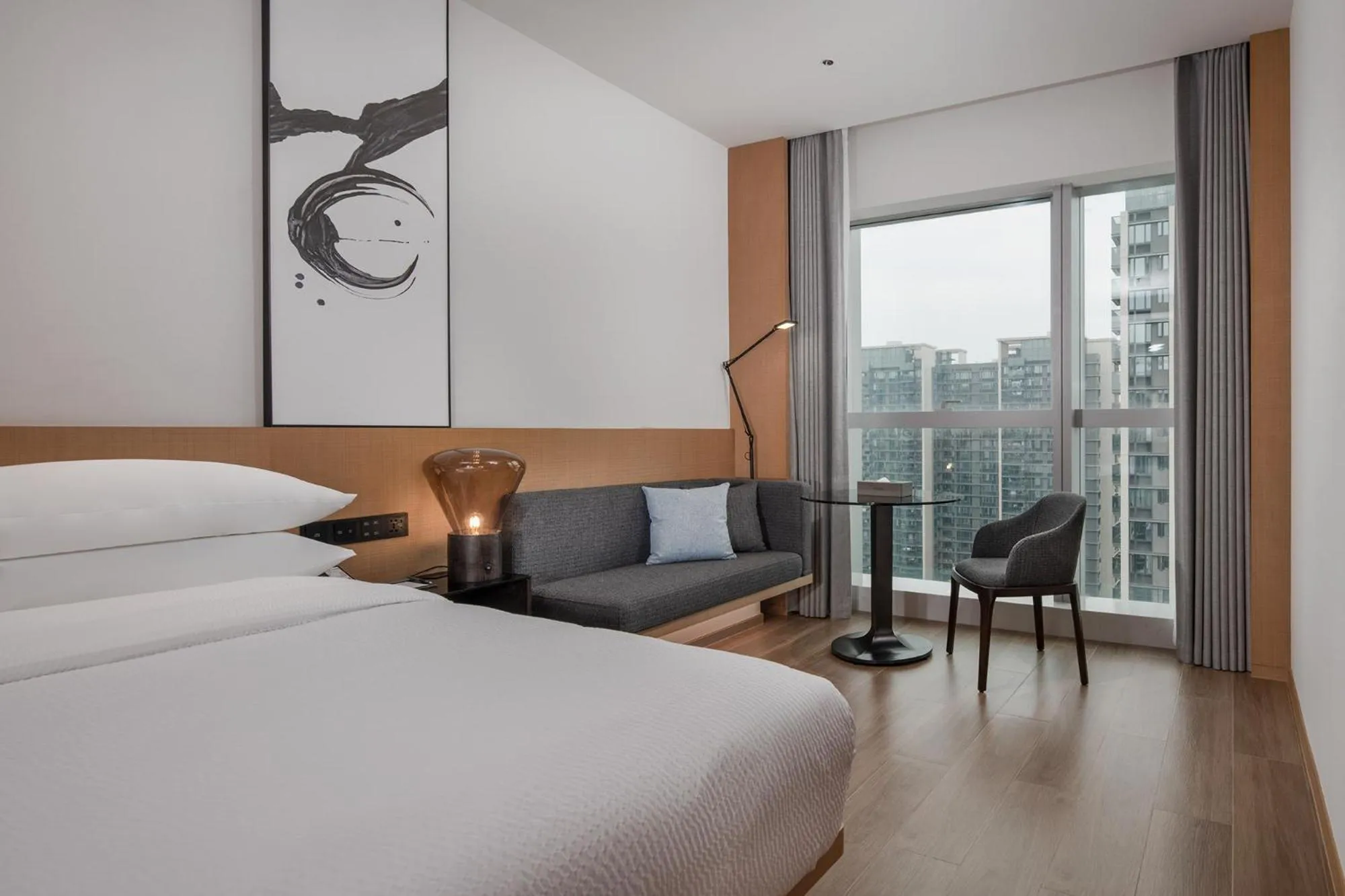 On site, Bed in Fairfield by Marriott Shenzhen Bao'an