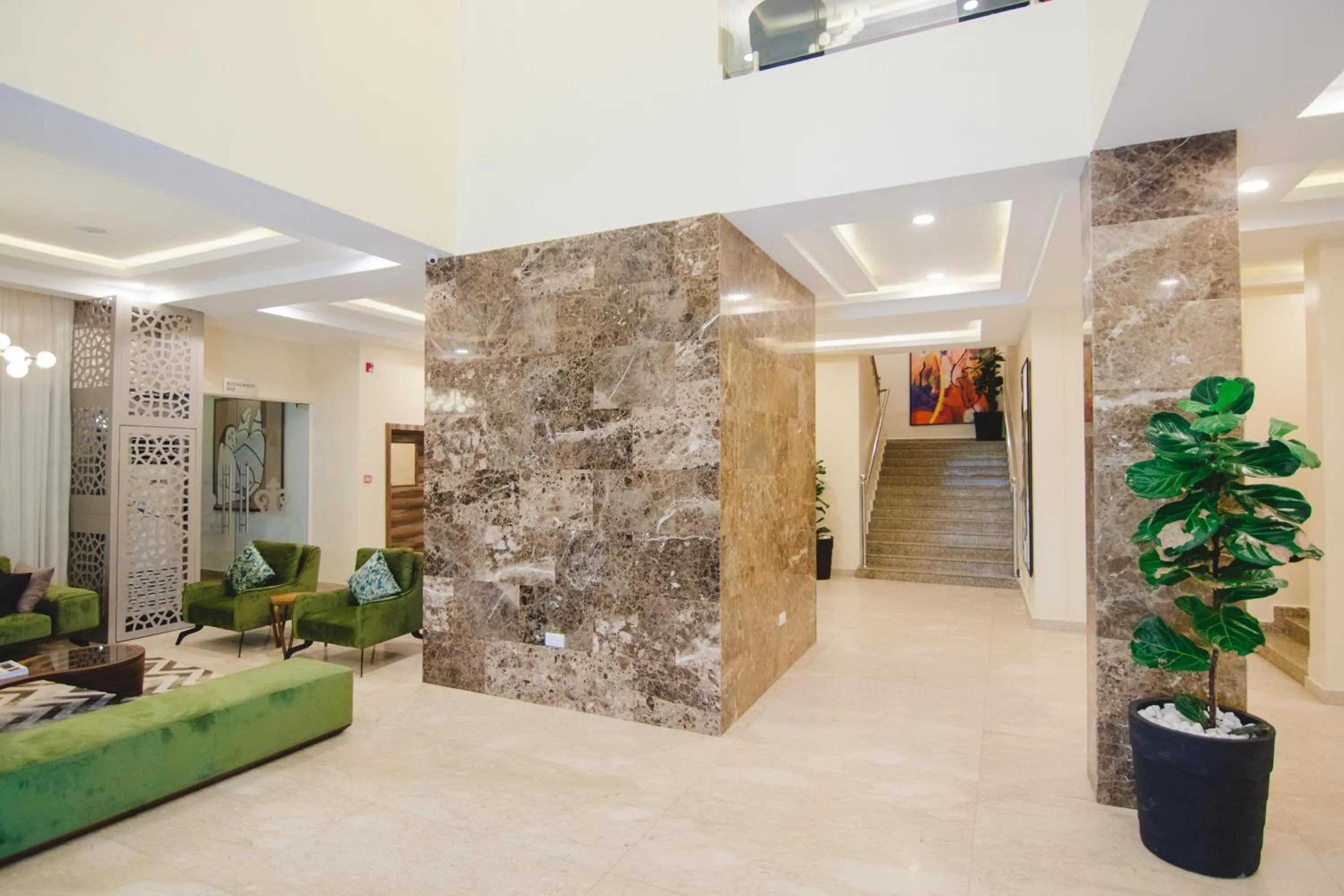 Seating area in BON Hotel Imperial