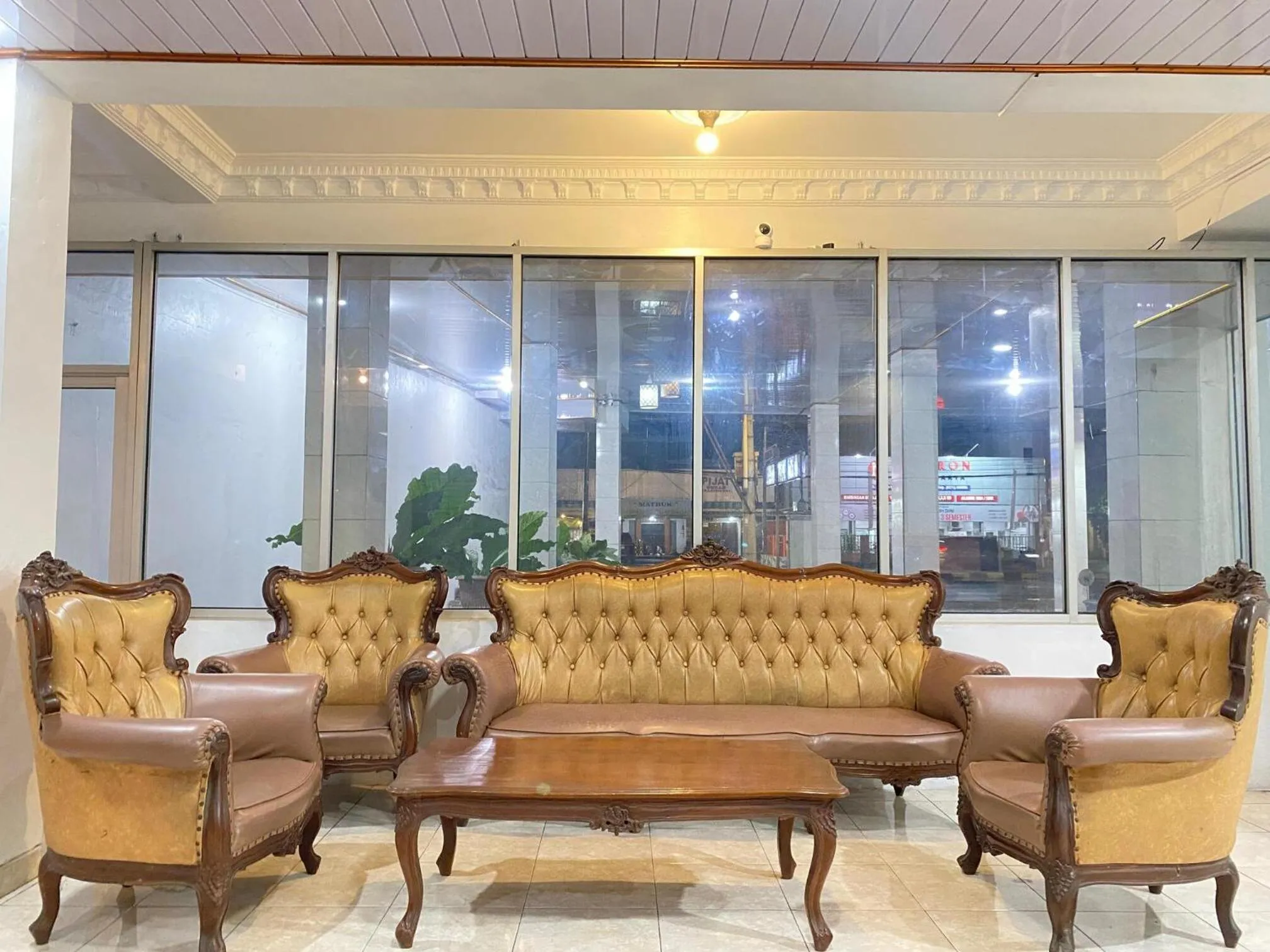 Lobby or reception in New Wijaya Hotel