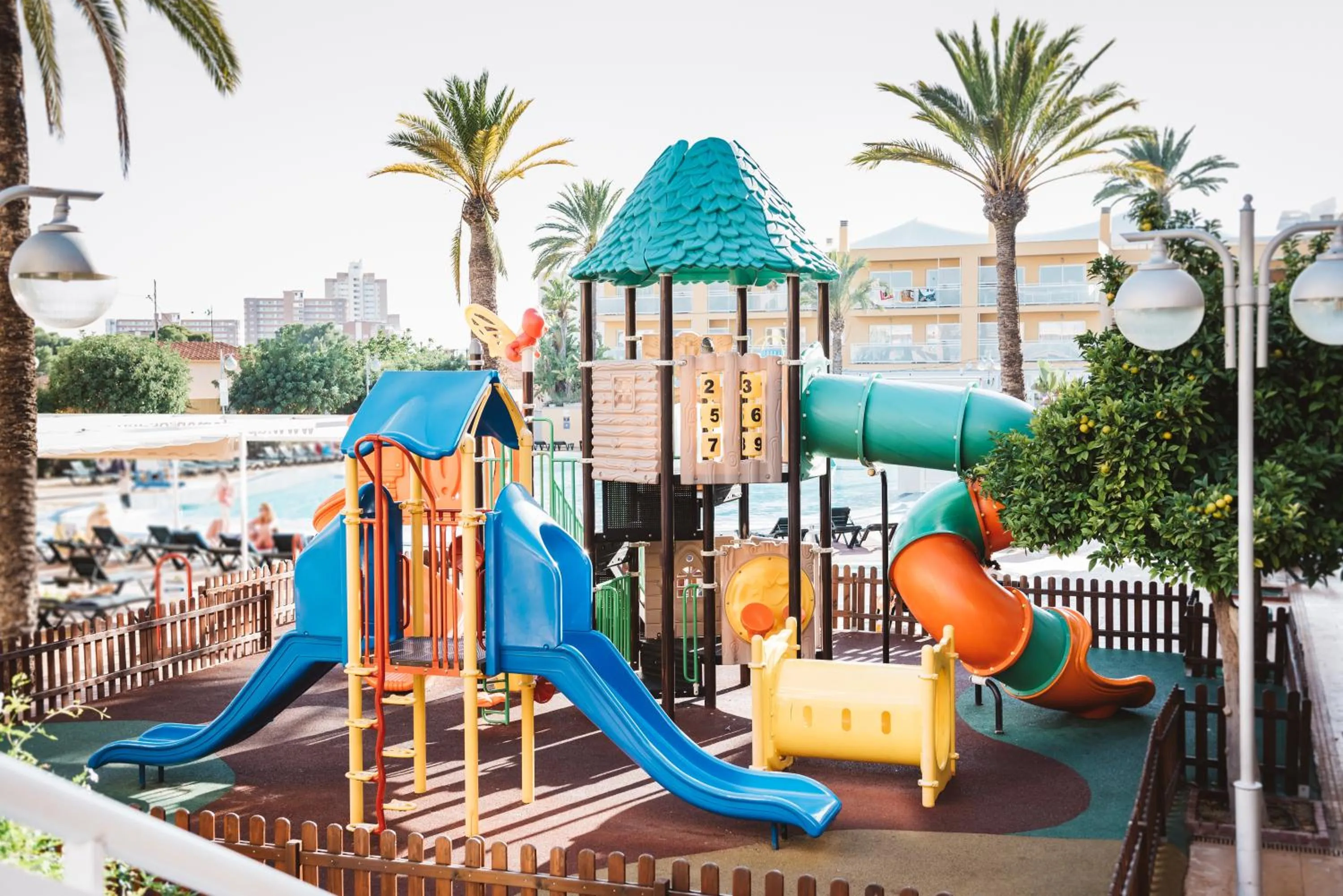 Children play ground in Apartamentos Turisticos Terralta