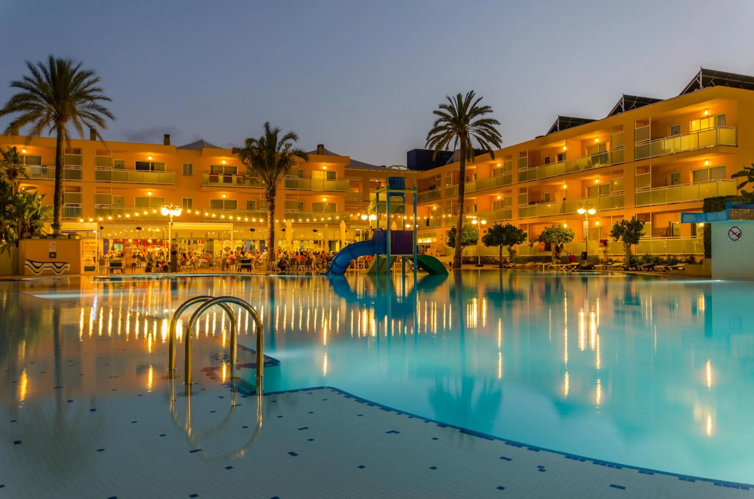 Pool view in Apartamentos Turisticos Terralta
