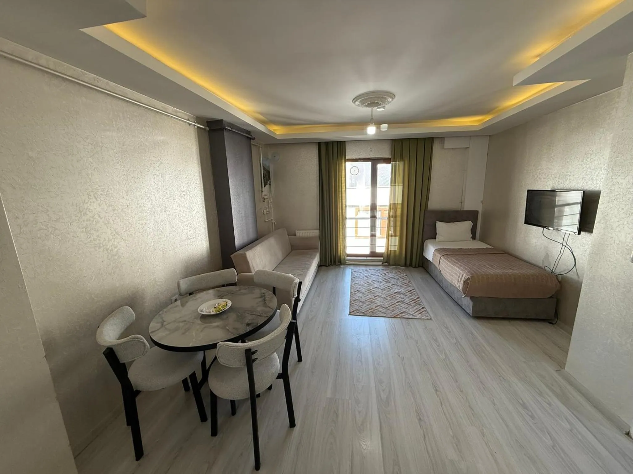 Bed in Espinaz Apart Otel