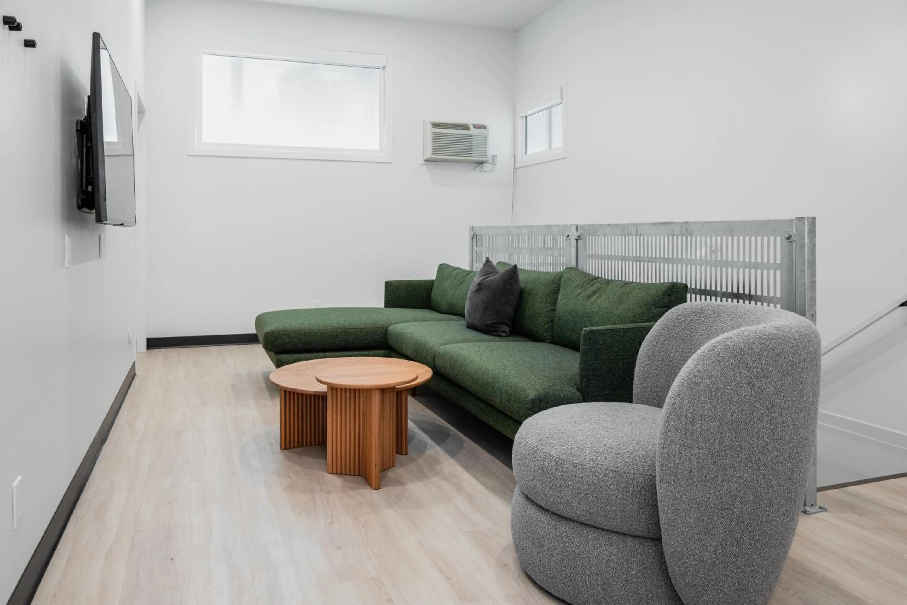 Living room in VRGE Revelstoke