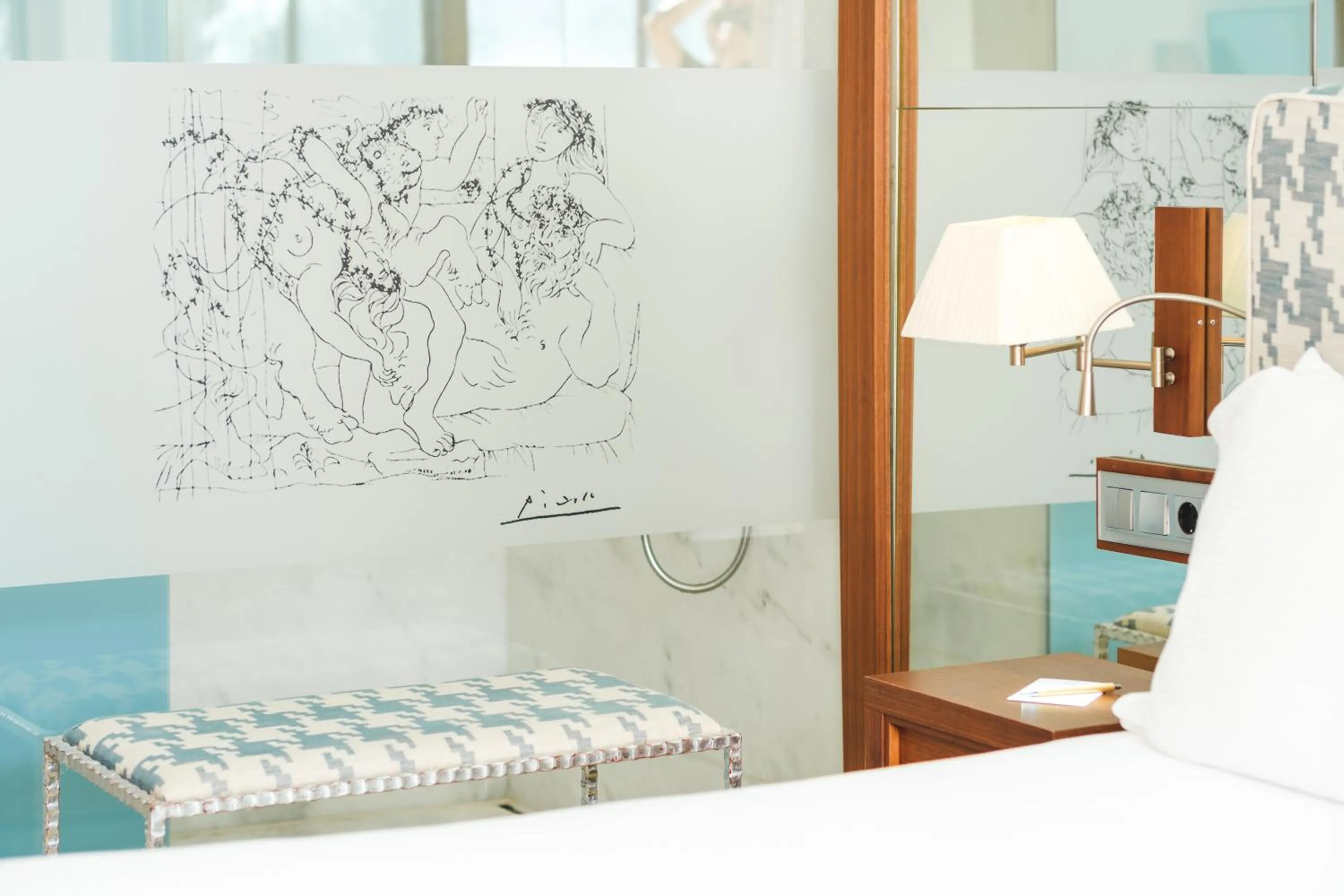 Bed in Gecko Hotel & Beach Club