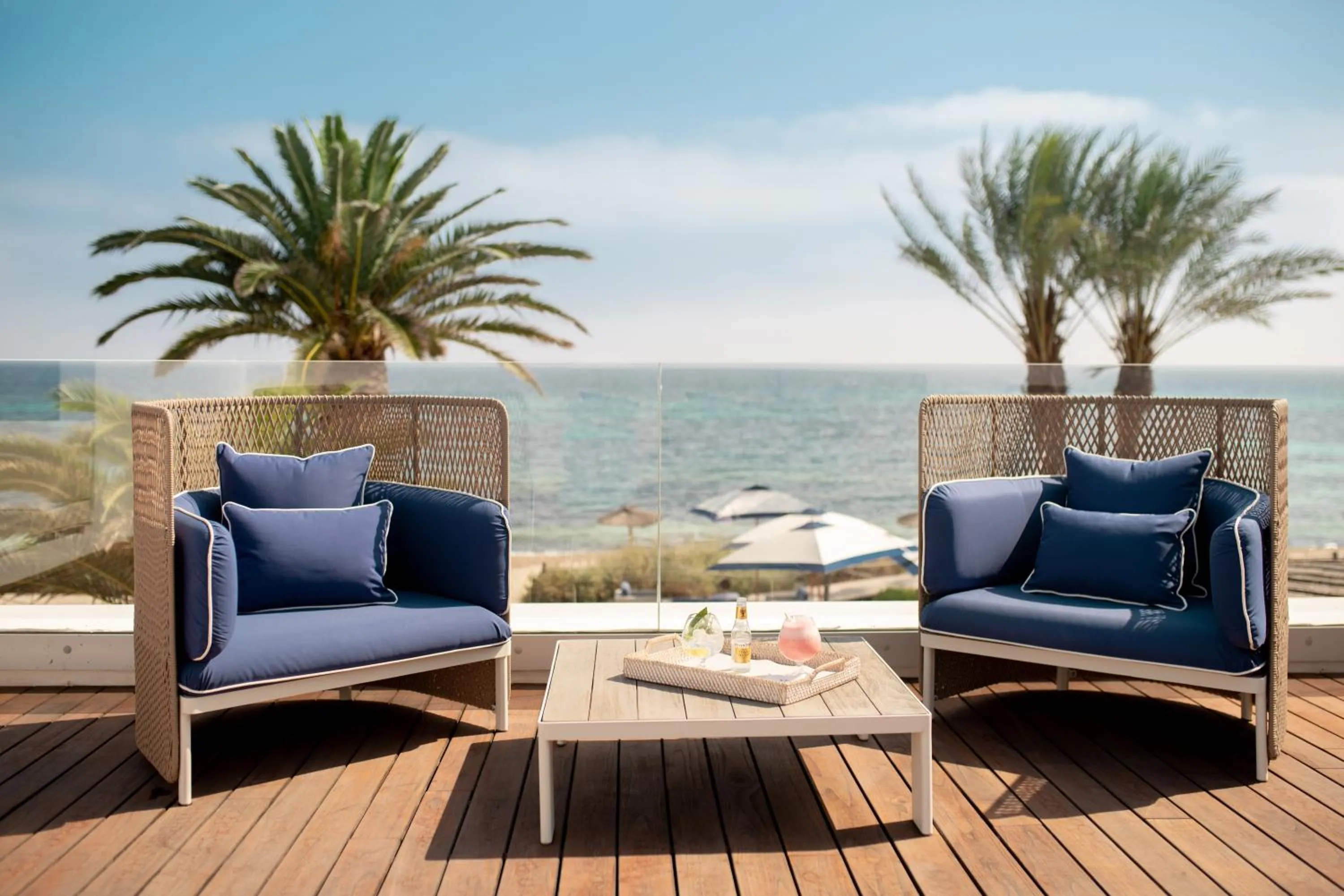 Patio in Gecko Hotel & Beach Club