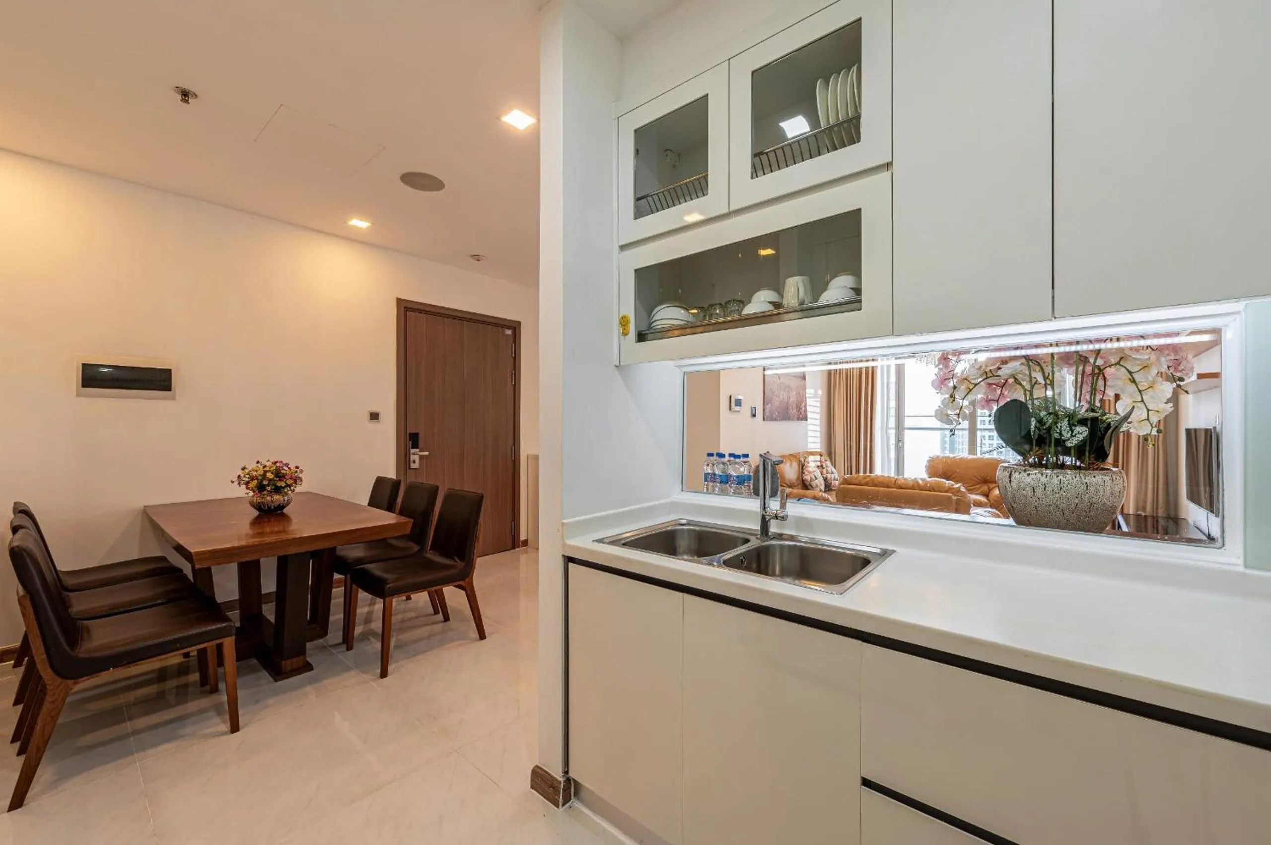 Kitchen or kitchenette in Urban Zen Saigon - Vinhomes Landmark 81