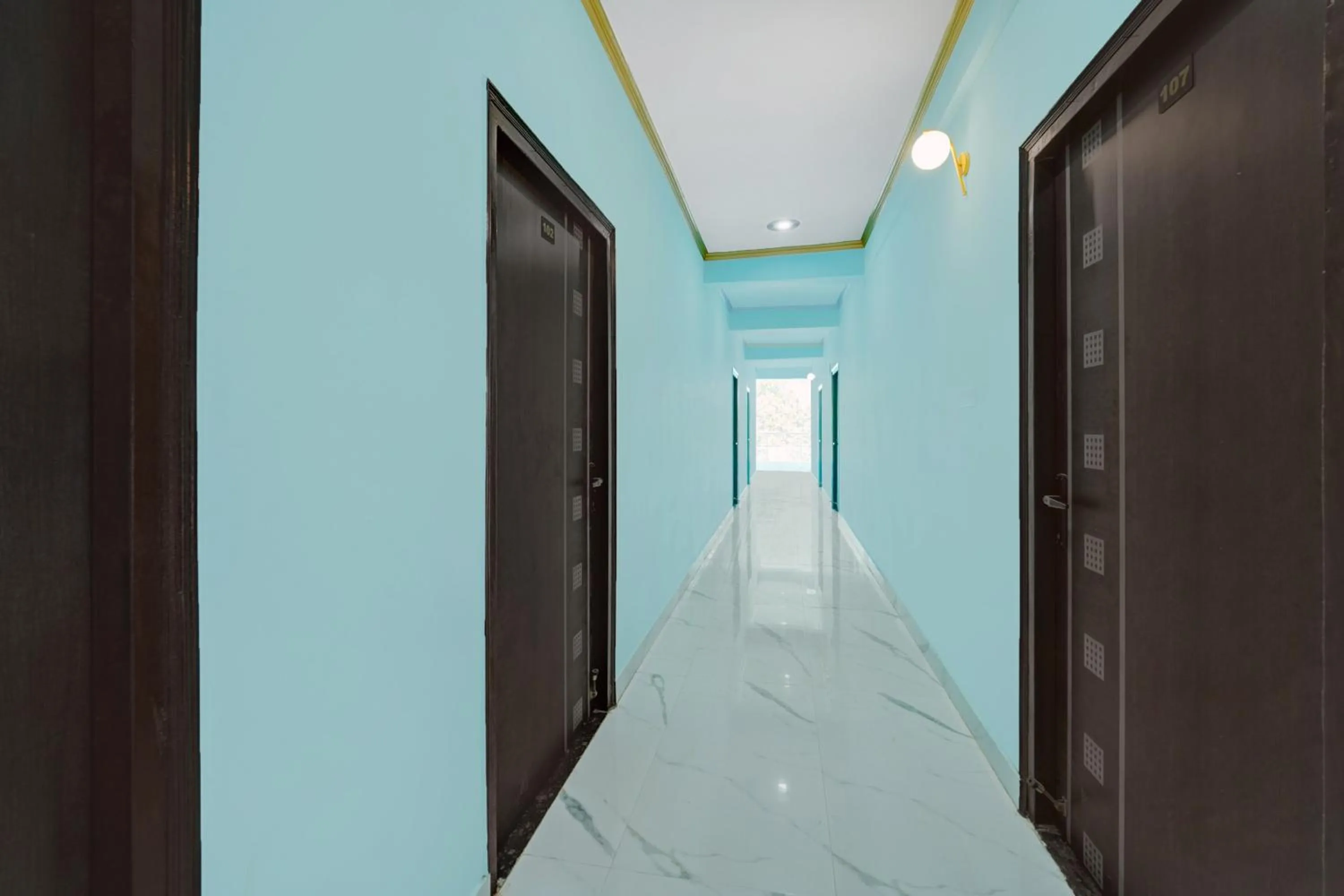 Lobby or reception in Hotel O R K Marriage Hall and Guest House