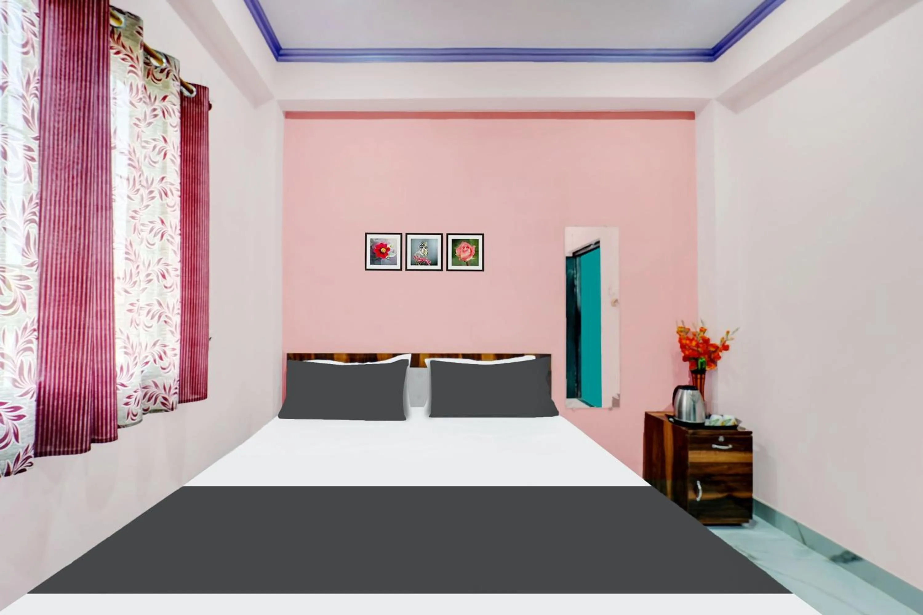 Bedroom, Bed in Hotel O R K Marriage Hall and Guest House