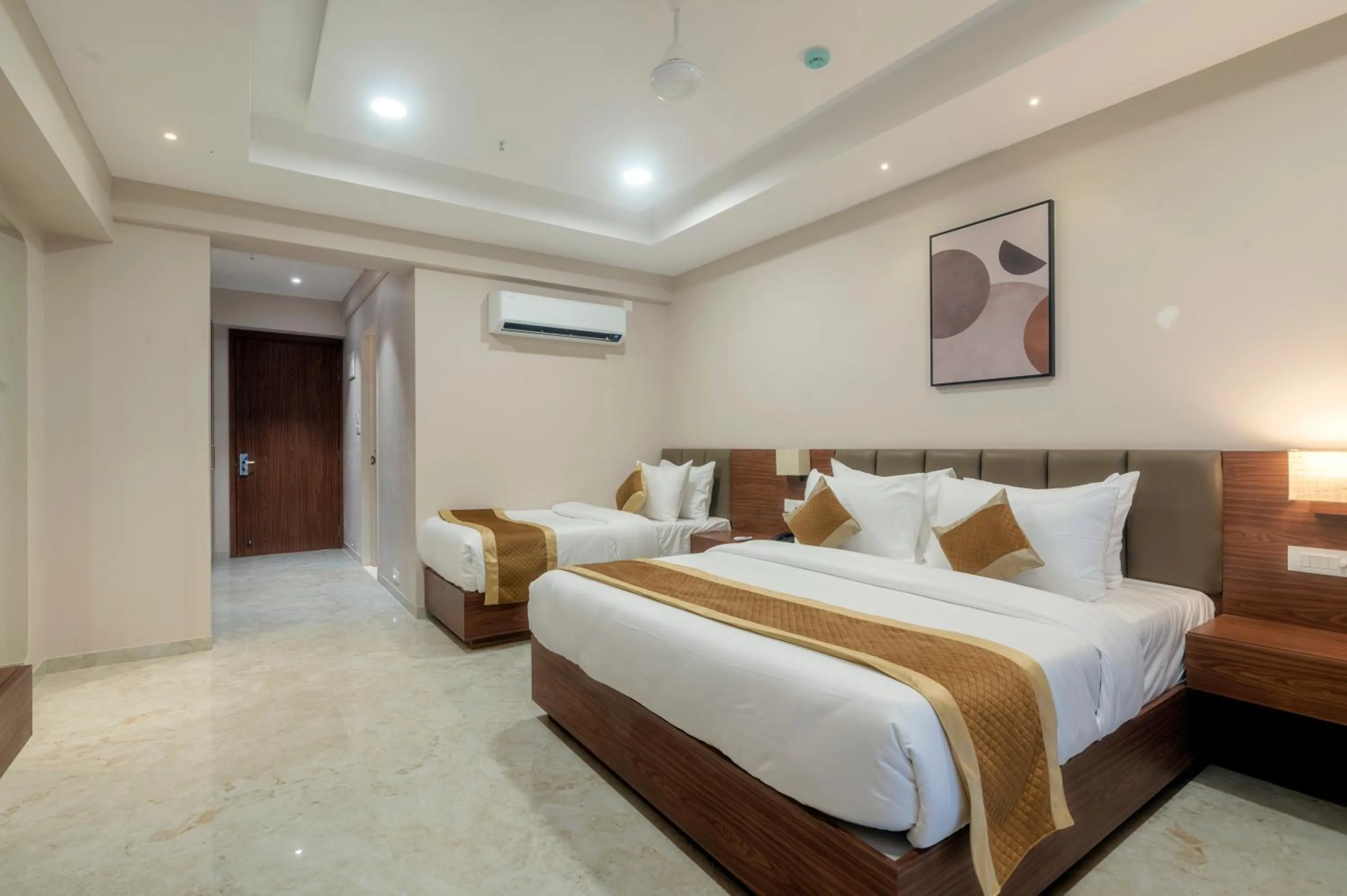 Bedroom, Bed in VITS Satyajeet Karad