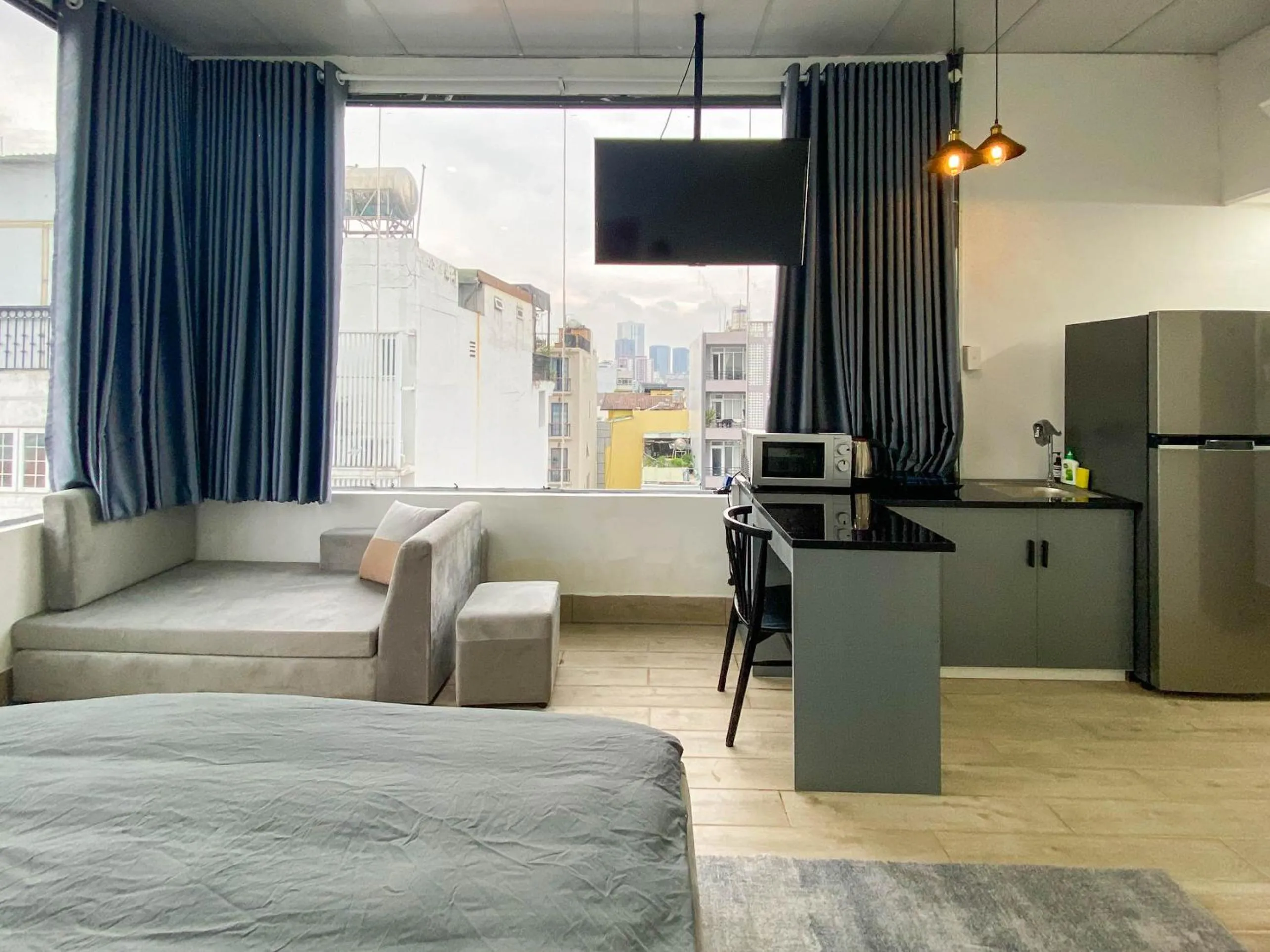 Bed in Zeus Living - Cozy Apartment in Thao Dien