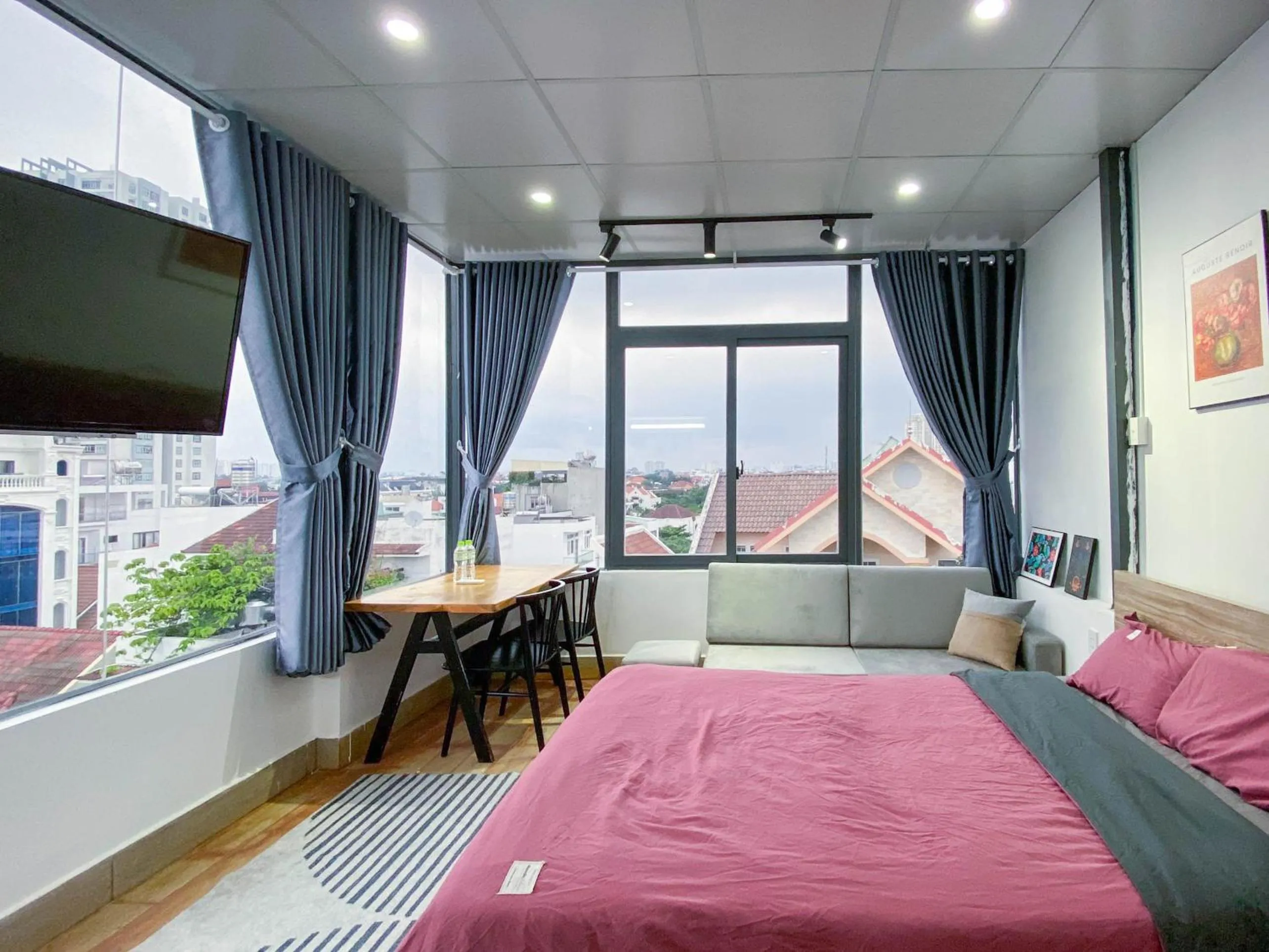 Bed in Zeus Living - Cozy Apartment in Thao Dien