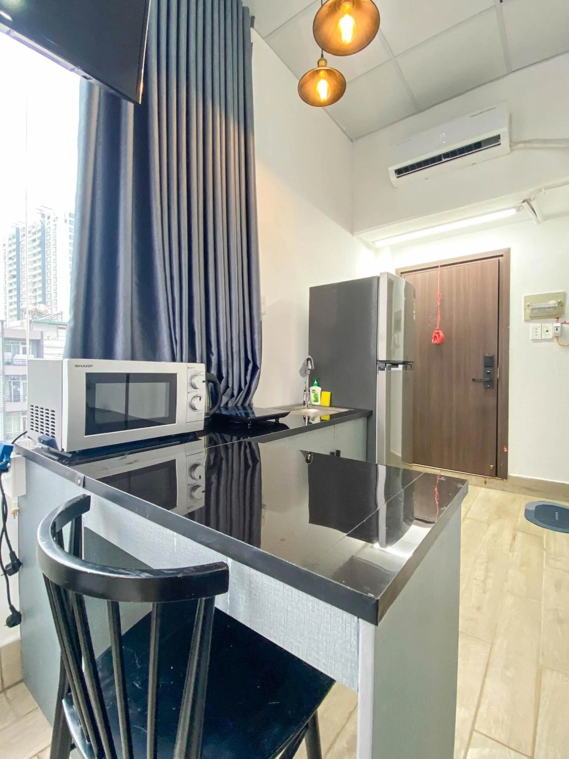 Kitchen or kitchenette in Zeus Living - Cozy Apartment in Thao Dien