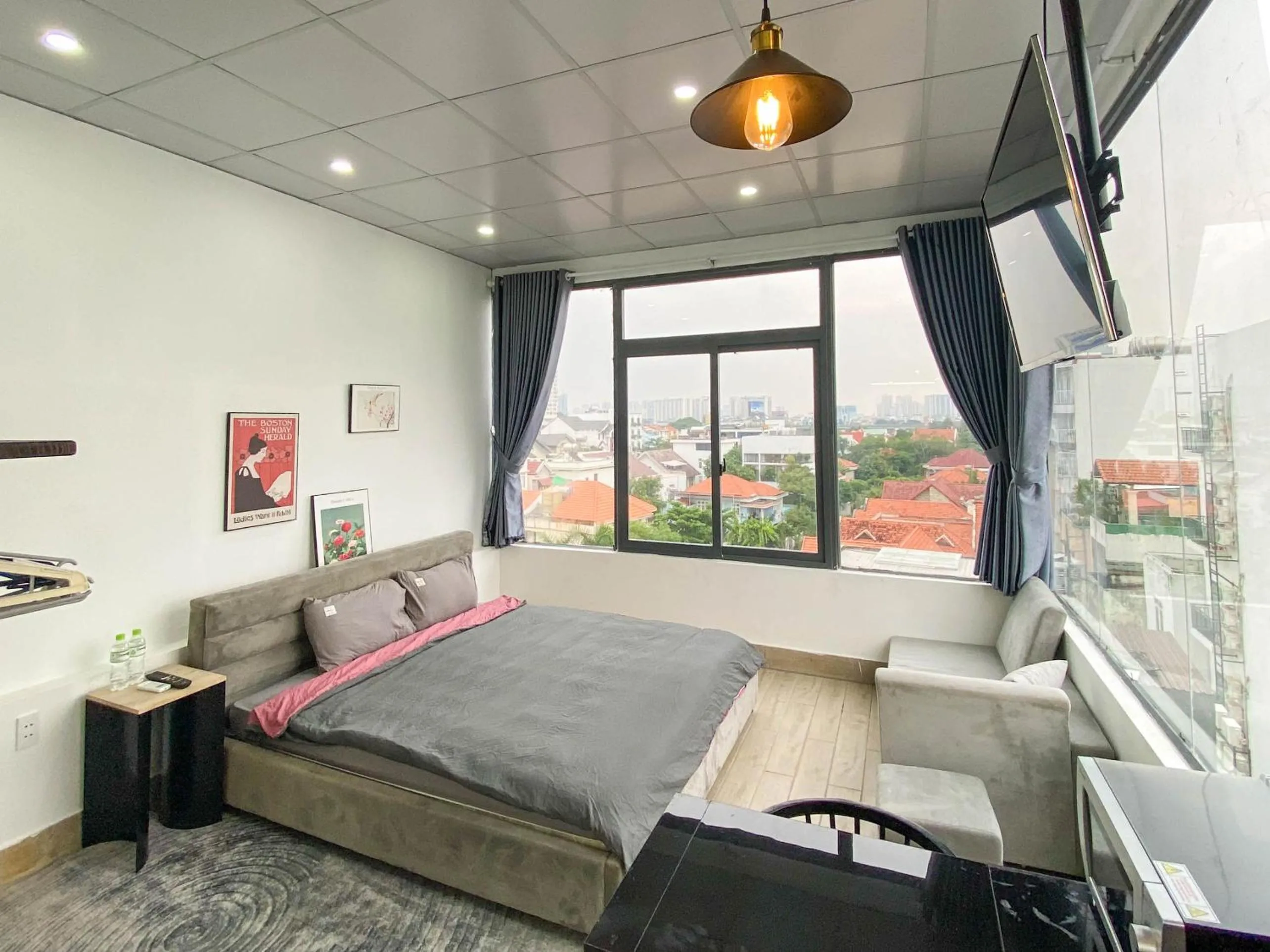 Bed in Zeus Living - Cozy Apartment in Thao Dien