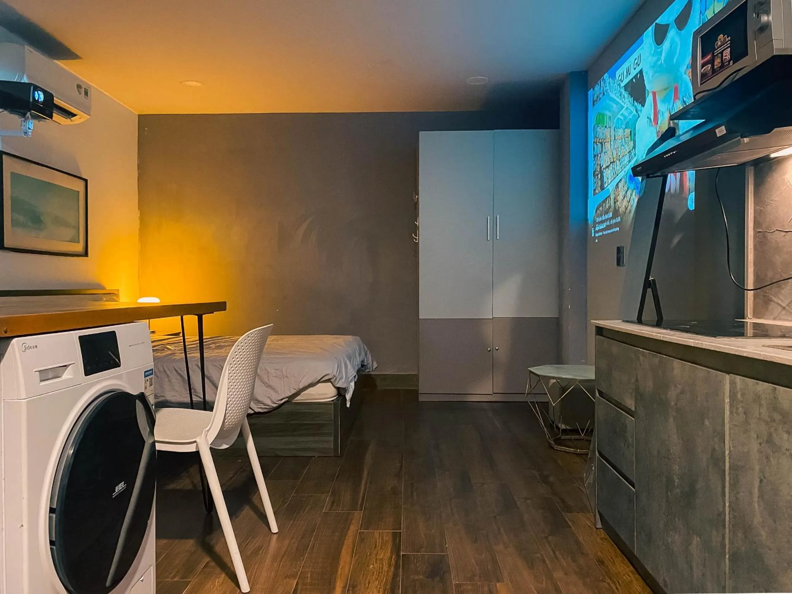 Kitchen or kitchenette in Zeus Living - Cozy Apartment in Thao Dien