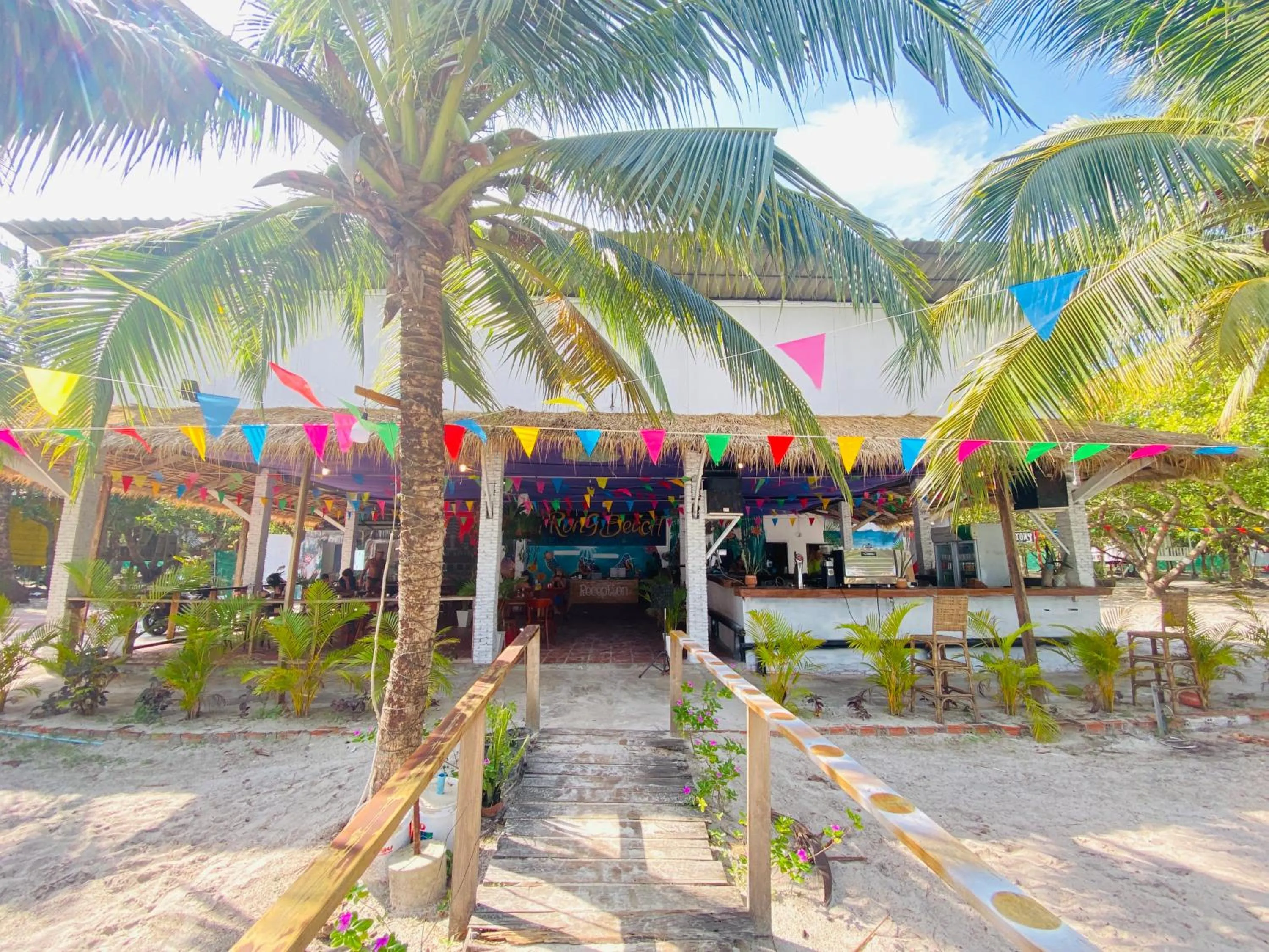 Bird's eye view in Koh Rong Beach Hostel and Bungalows