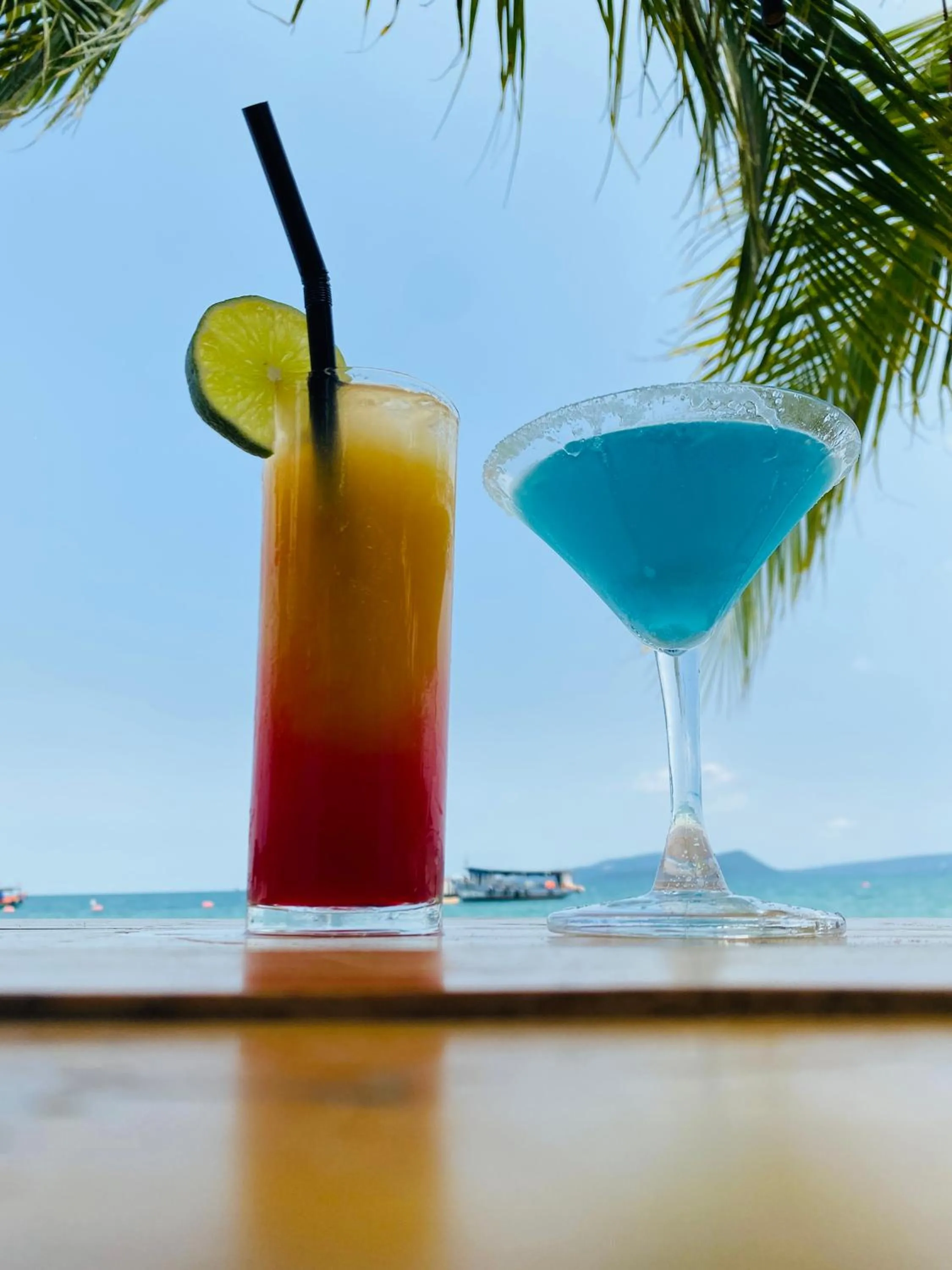 Drinks in Koh Rong Beach Hostel and Bungalows