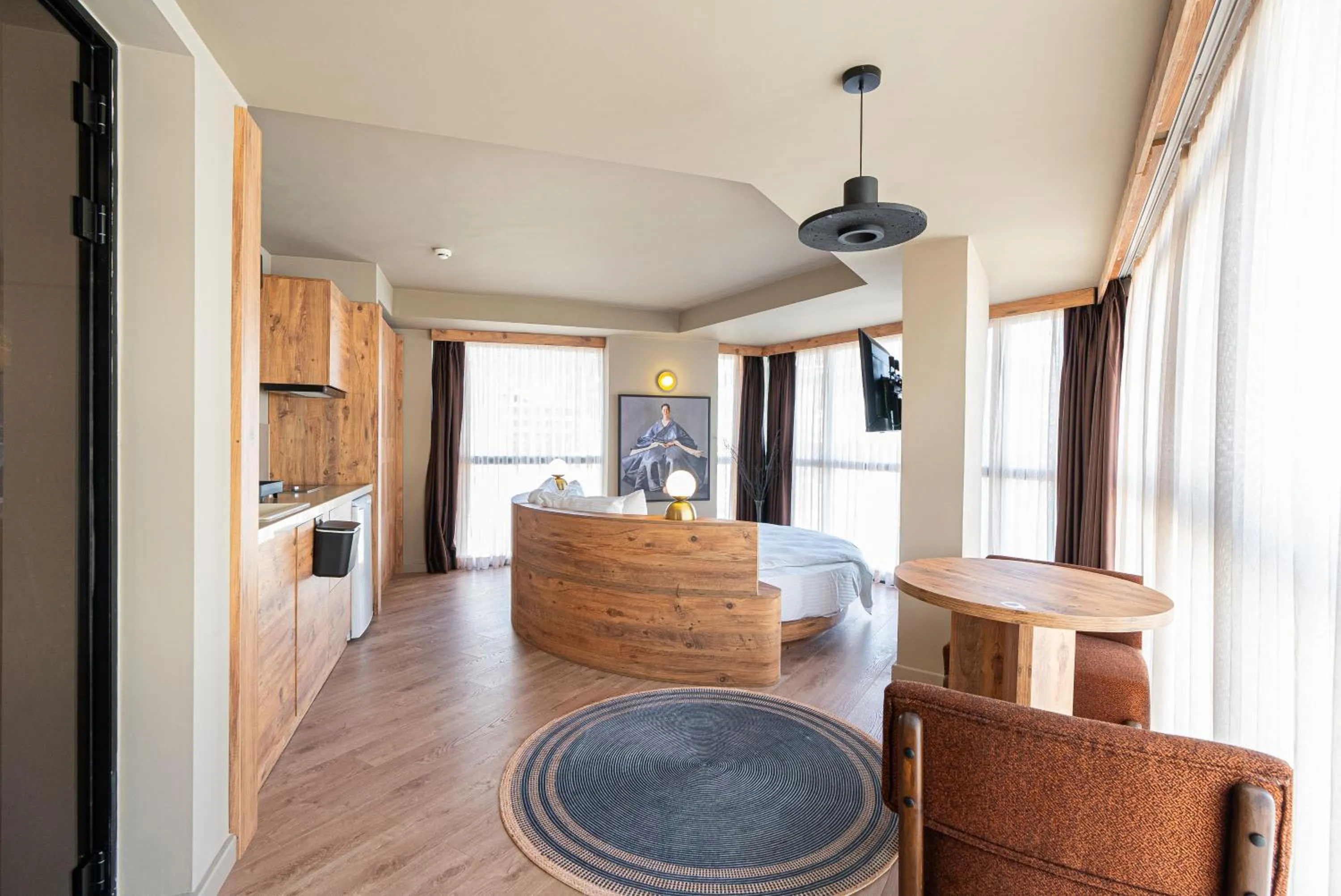 Living room in Tare Houses