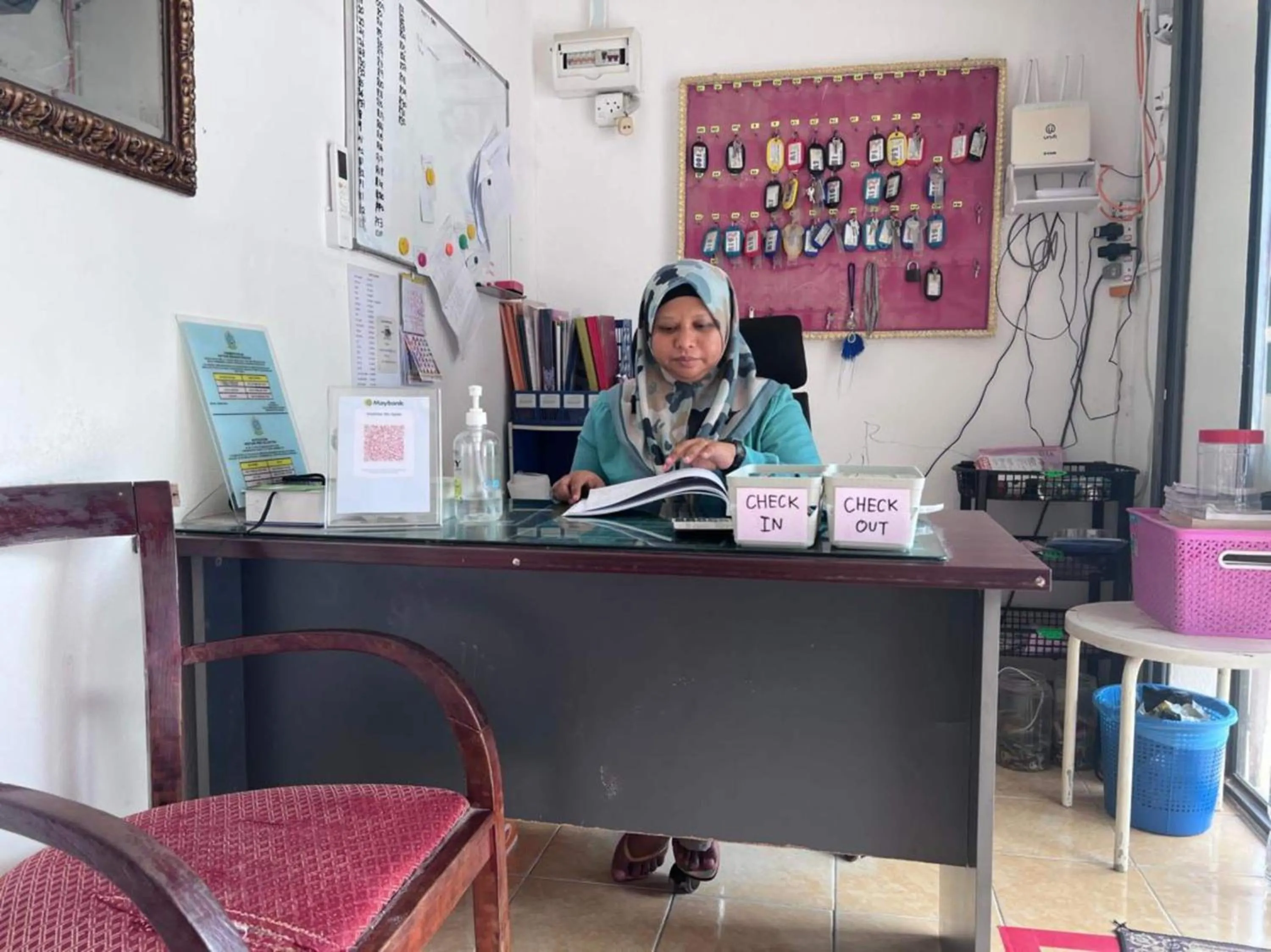 Lobby or reception in OYO 90981 Chenang Rest House 1