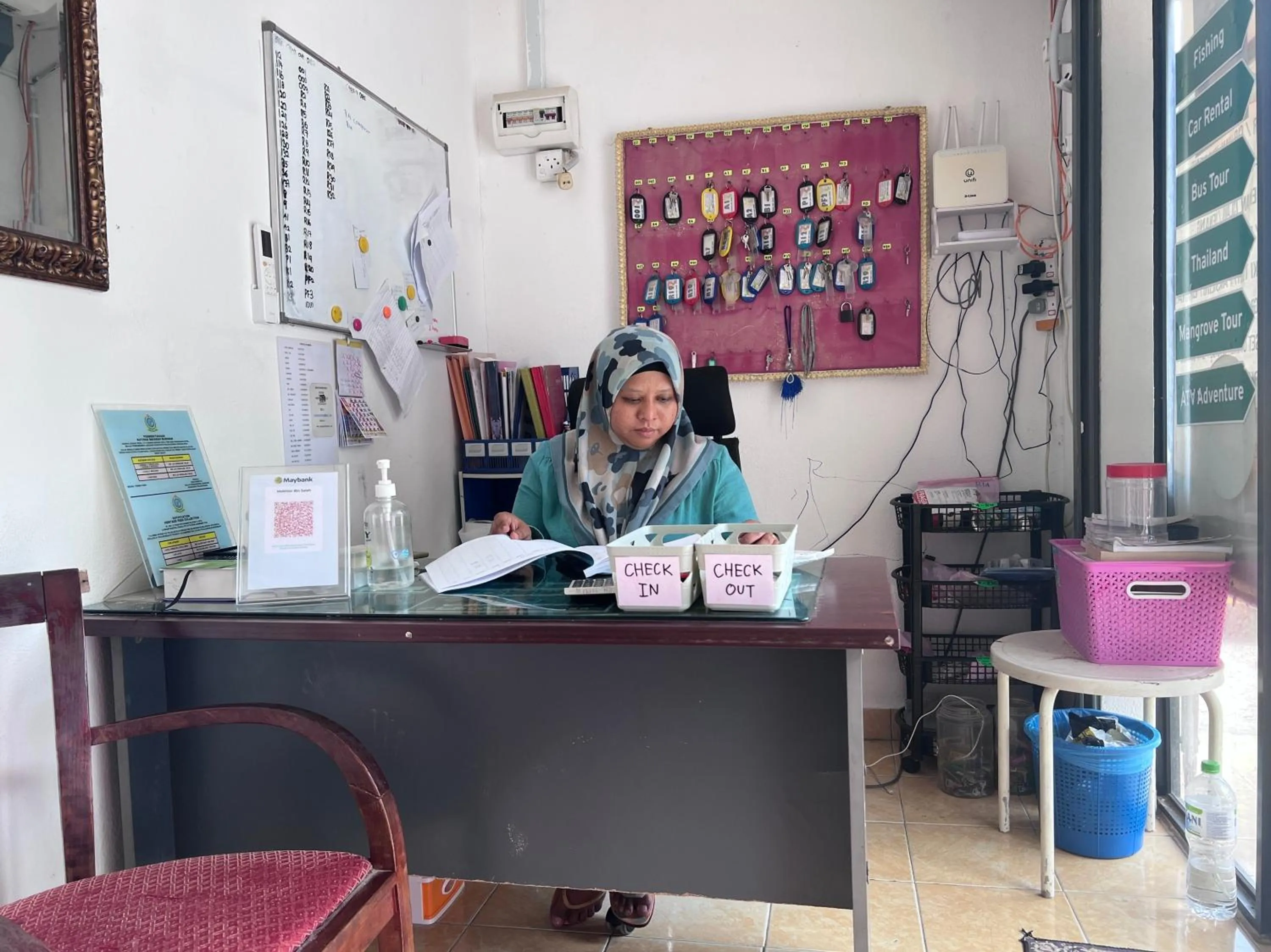 Lobby or reception in OYO 90981 Chenang Rest House 1