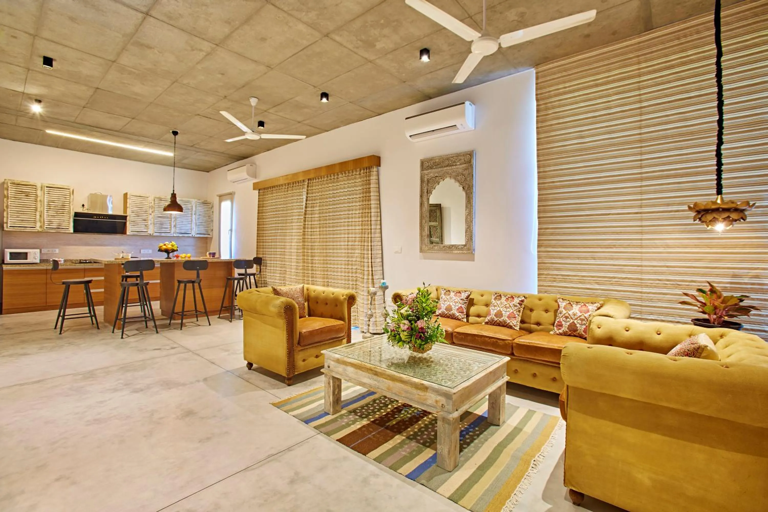 Living room in Manna Villa