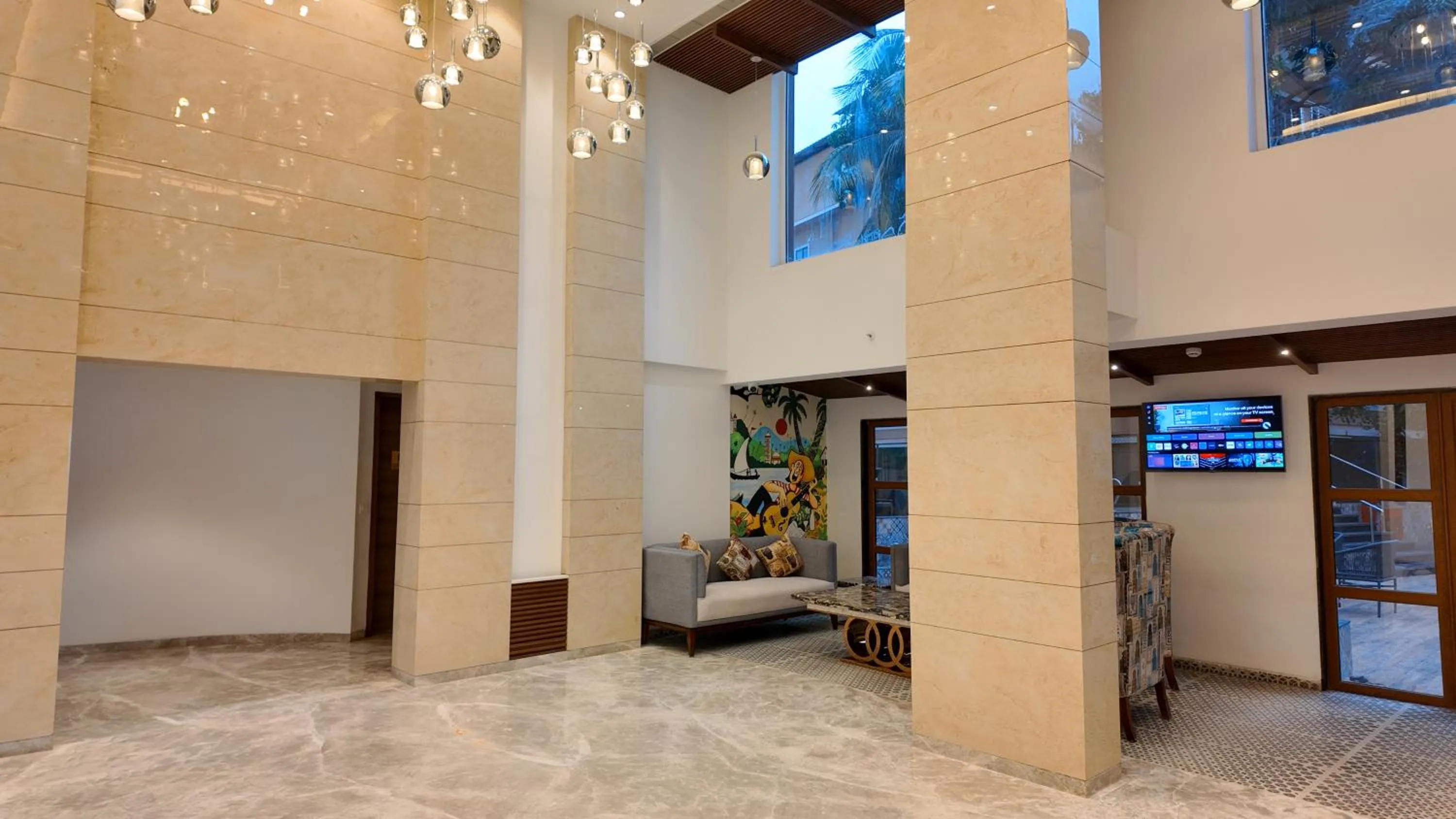 TV and multimedia, Bed in Fortune Select Candolim, Goa - Member ITC Hotels' Group